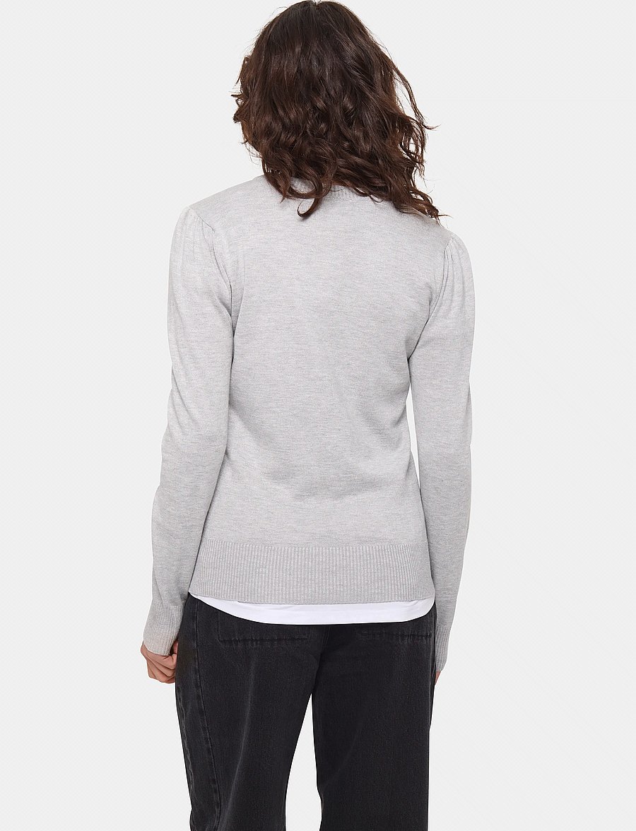 Saint Tropez - MilaSZ Pullover - pullover - pearl grey mel - 4