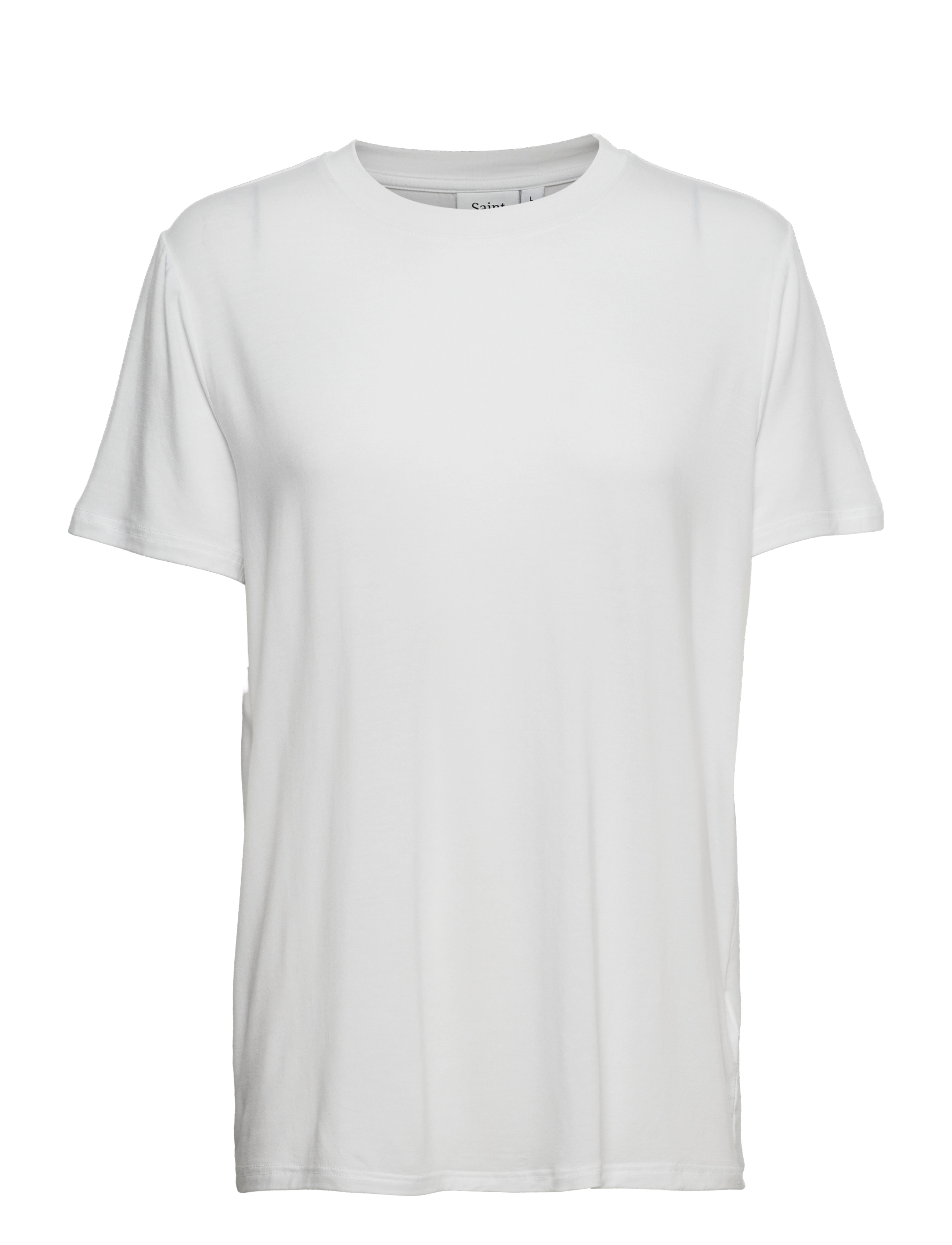Saint Tropez AdeliaSZ Regular T-Shirt - T-shirts & tops - BRIGHT WHITE / white