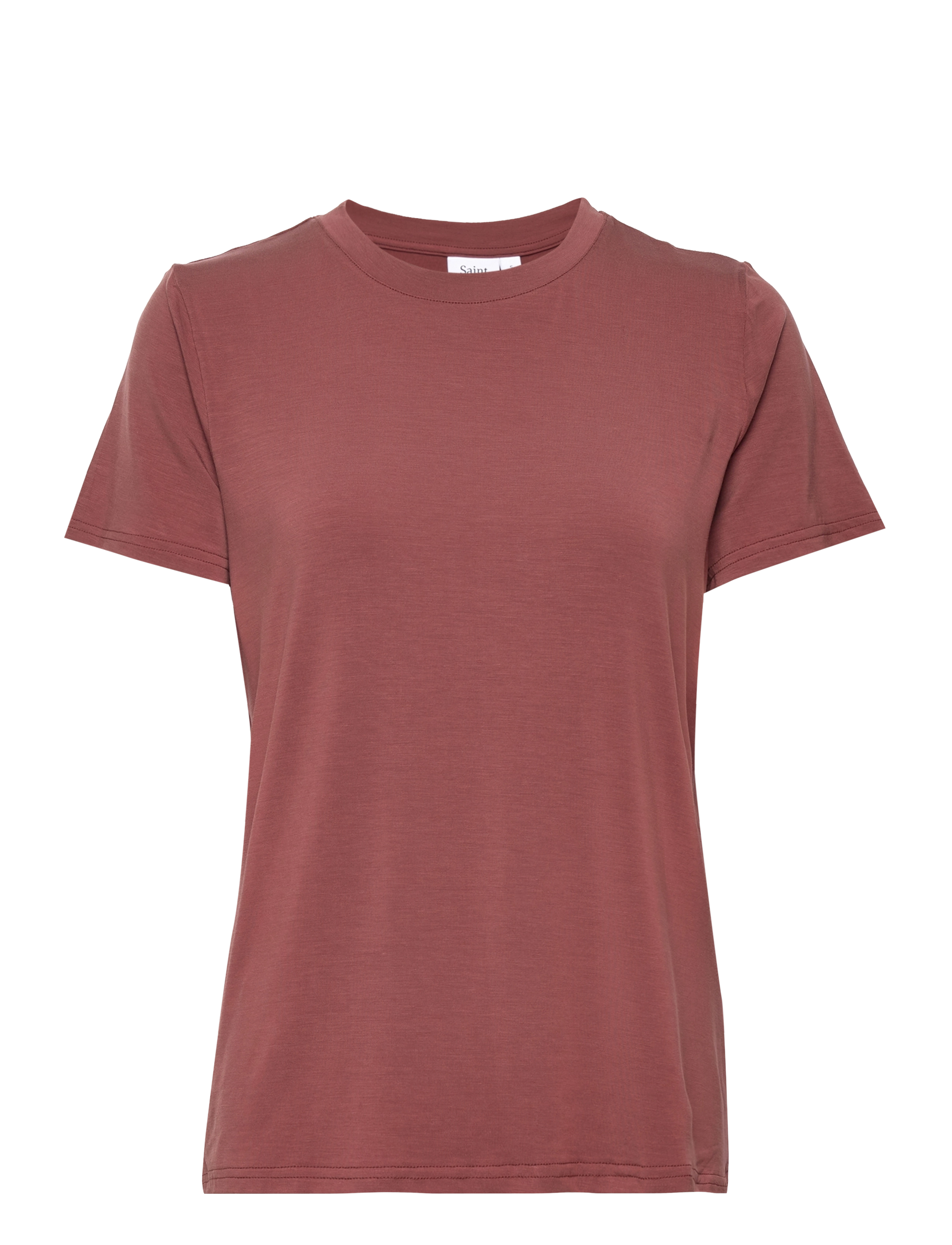 Saint Tropez - AdeliaSZ Regular T-Shirt - t-shirts - mink - 1