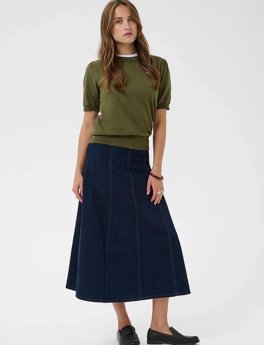 Saint Tropez - MilaSZ SS Pullover - striktrøjer - four leaf clover melange - 0