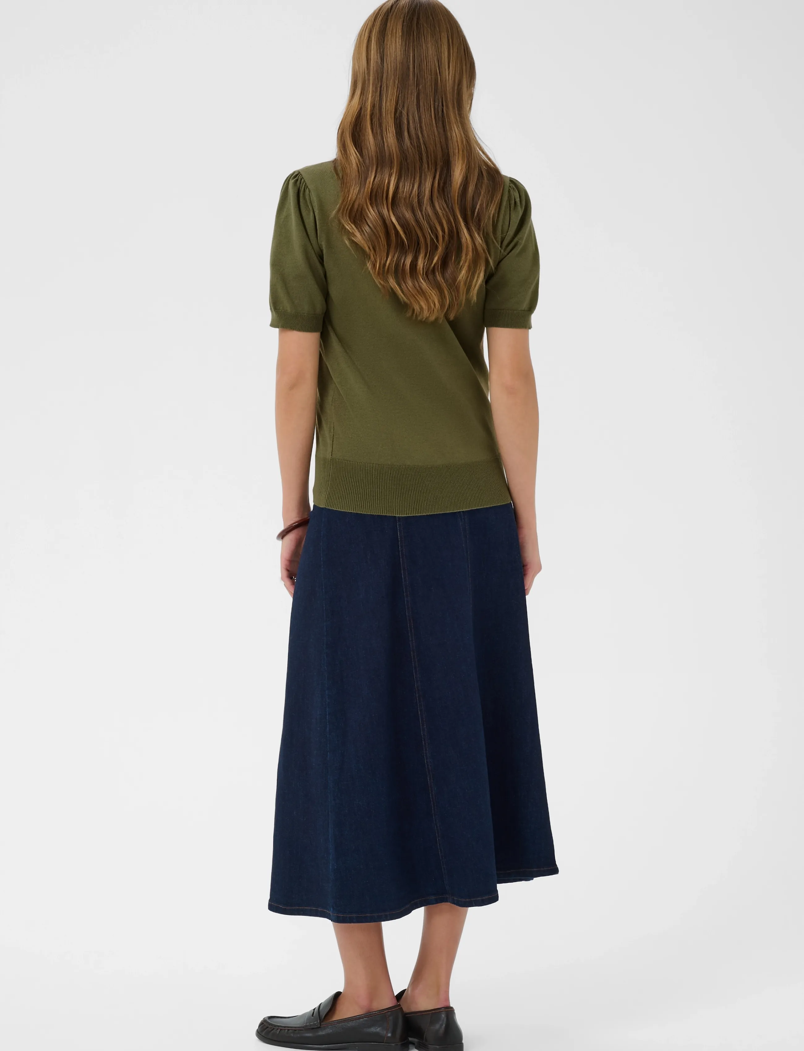 Saint Tropez - MilaSZ SS Pullover - jumpers - four leaf clover melange - 2