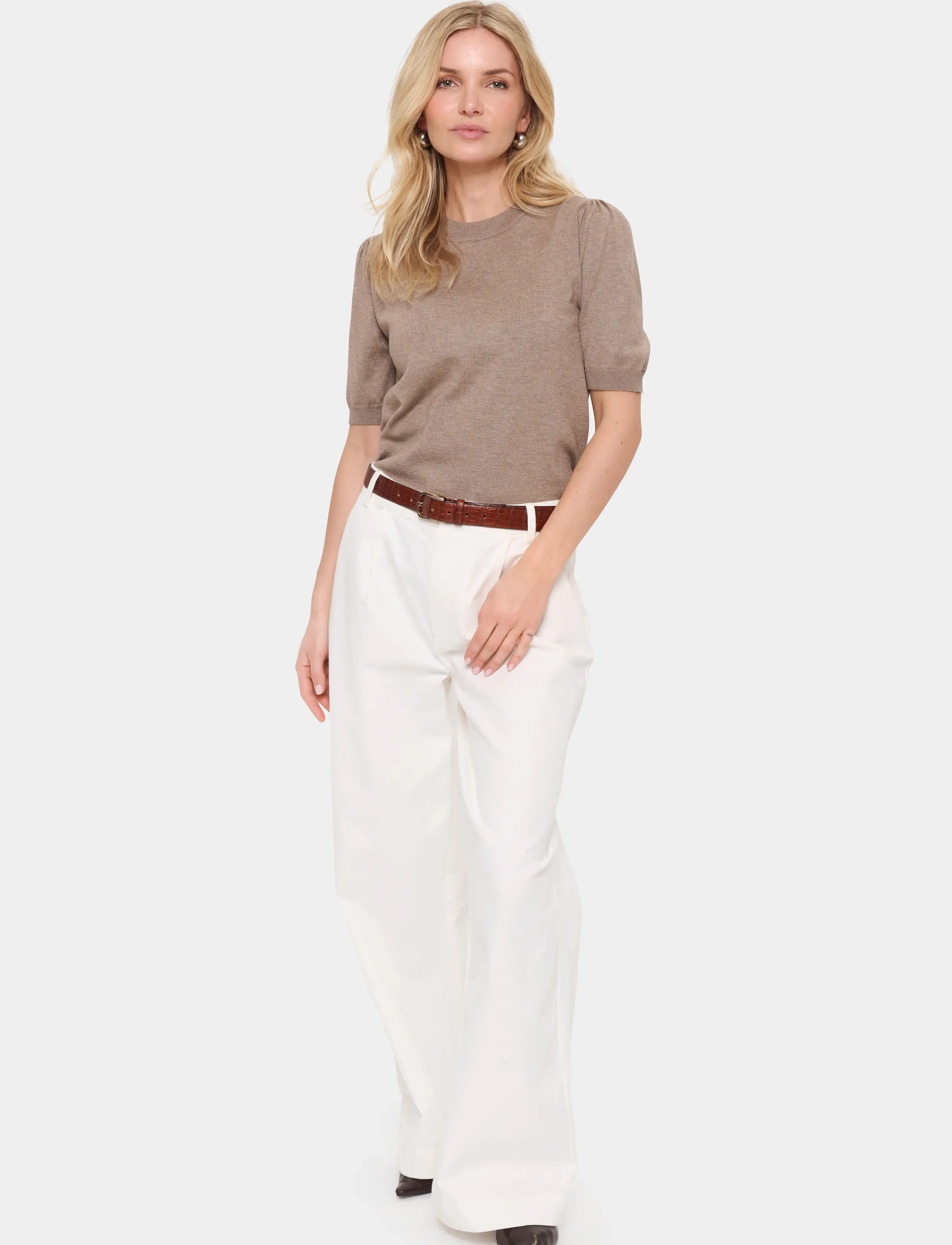 Saint Tropez - MilaSZ SS Pullover - die niedrigsten preise - atmos melange - 3