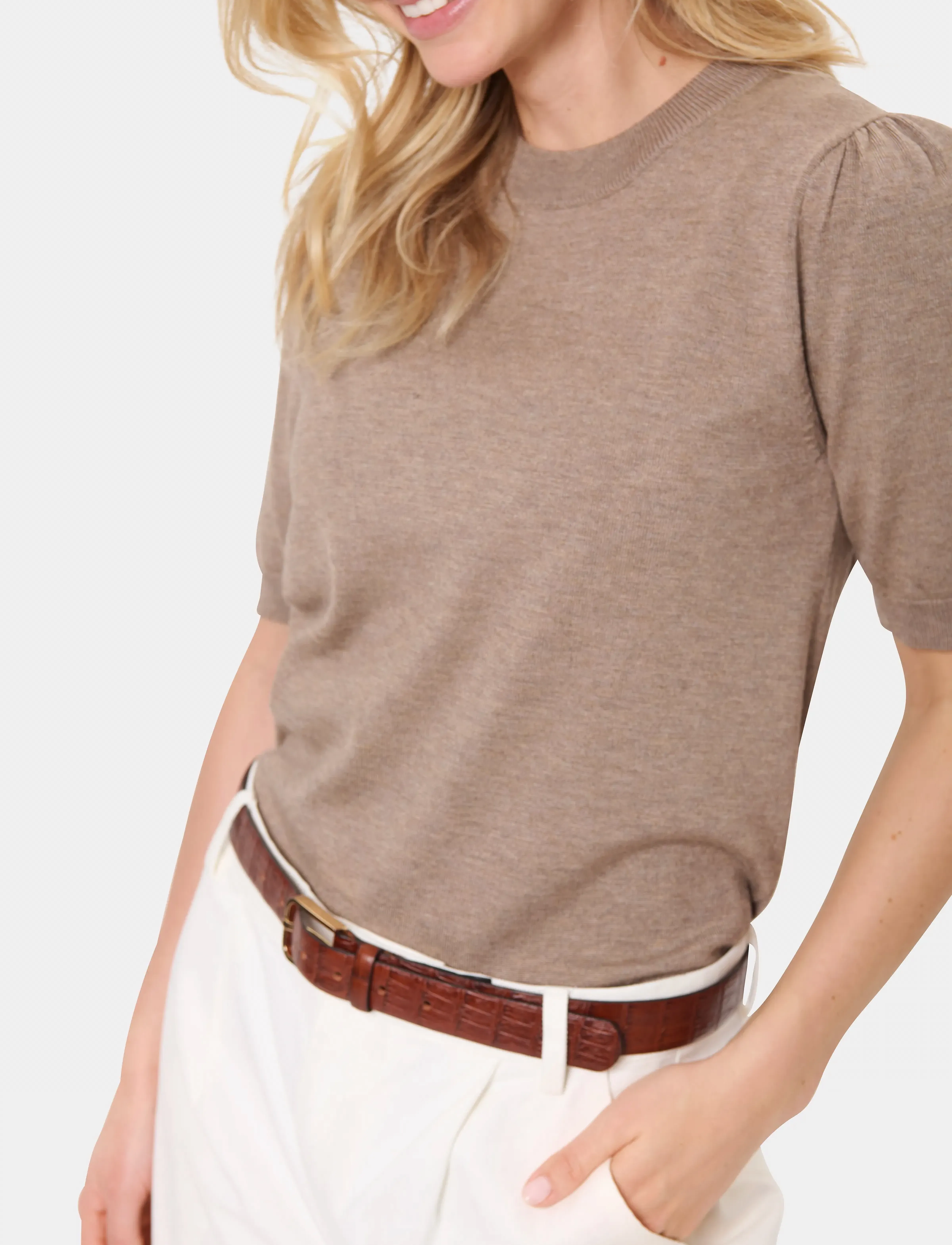 Saint Tropez - MilaSZ SS Pullover - die niedrigsten preise - atmos melange - 5