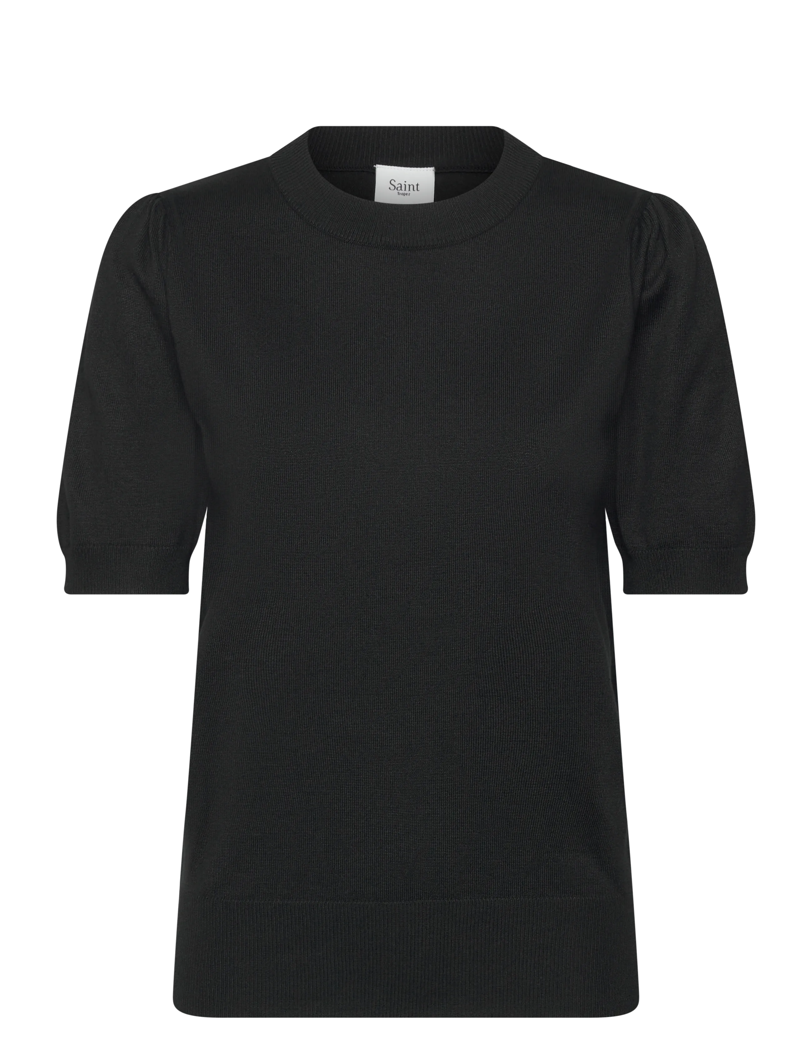 Saint Tropez MilaSZ SS Pullover - Trøjer - BLACK / black