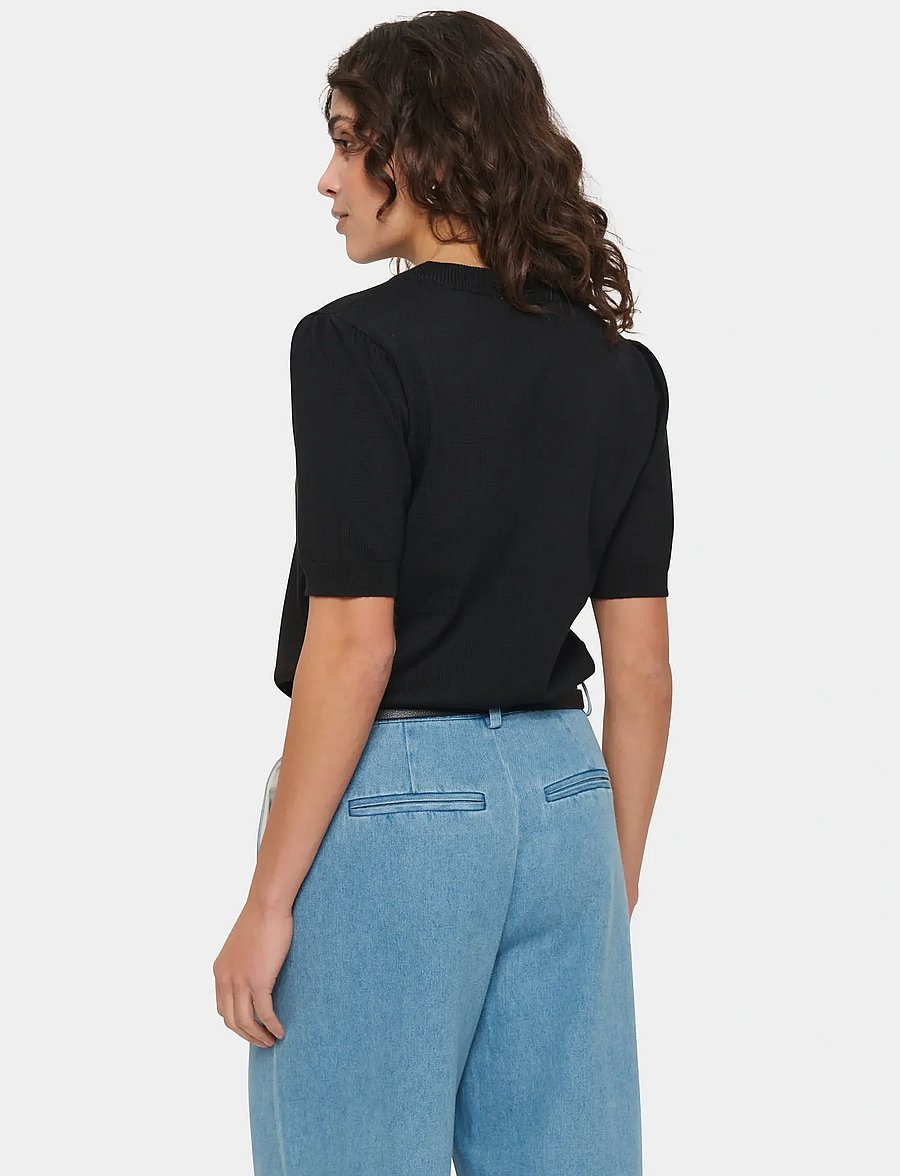 Saint Tropez - MilaSZ SS Pullover - pullover - black - 4