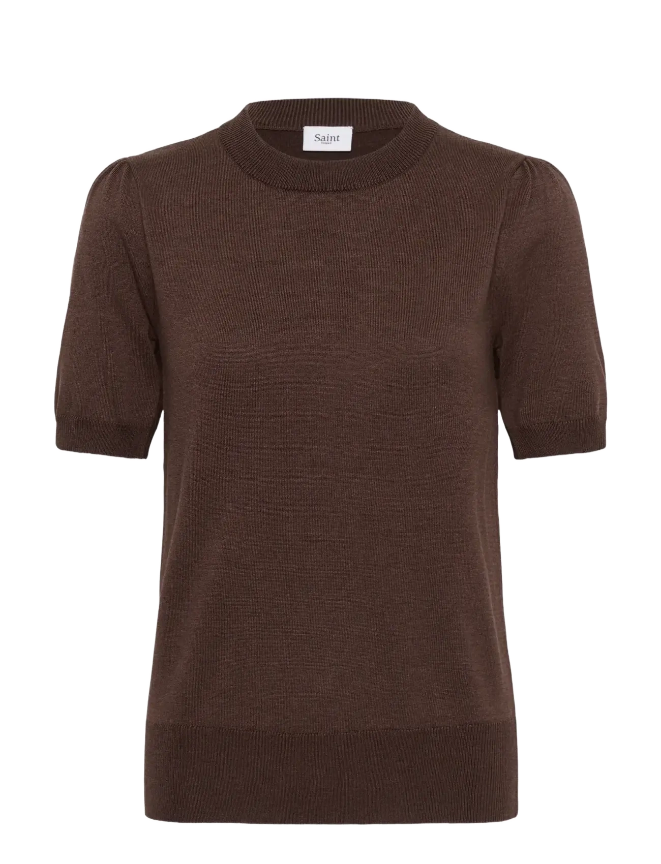 Saint Tropez MilaSZ SS Pullover - Kollektioner - BRACKEN MELANGE / brown