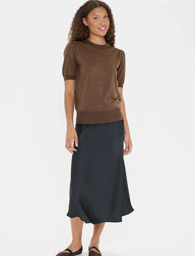 Saint Tropez - MilaSZ SS Pullover - pullover - fondue fudge melange - 3