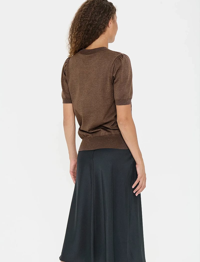 Saint Tropez - MilaSZ SS Pullover - pullover - fondue fudge melange - 4