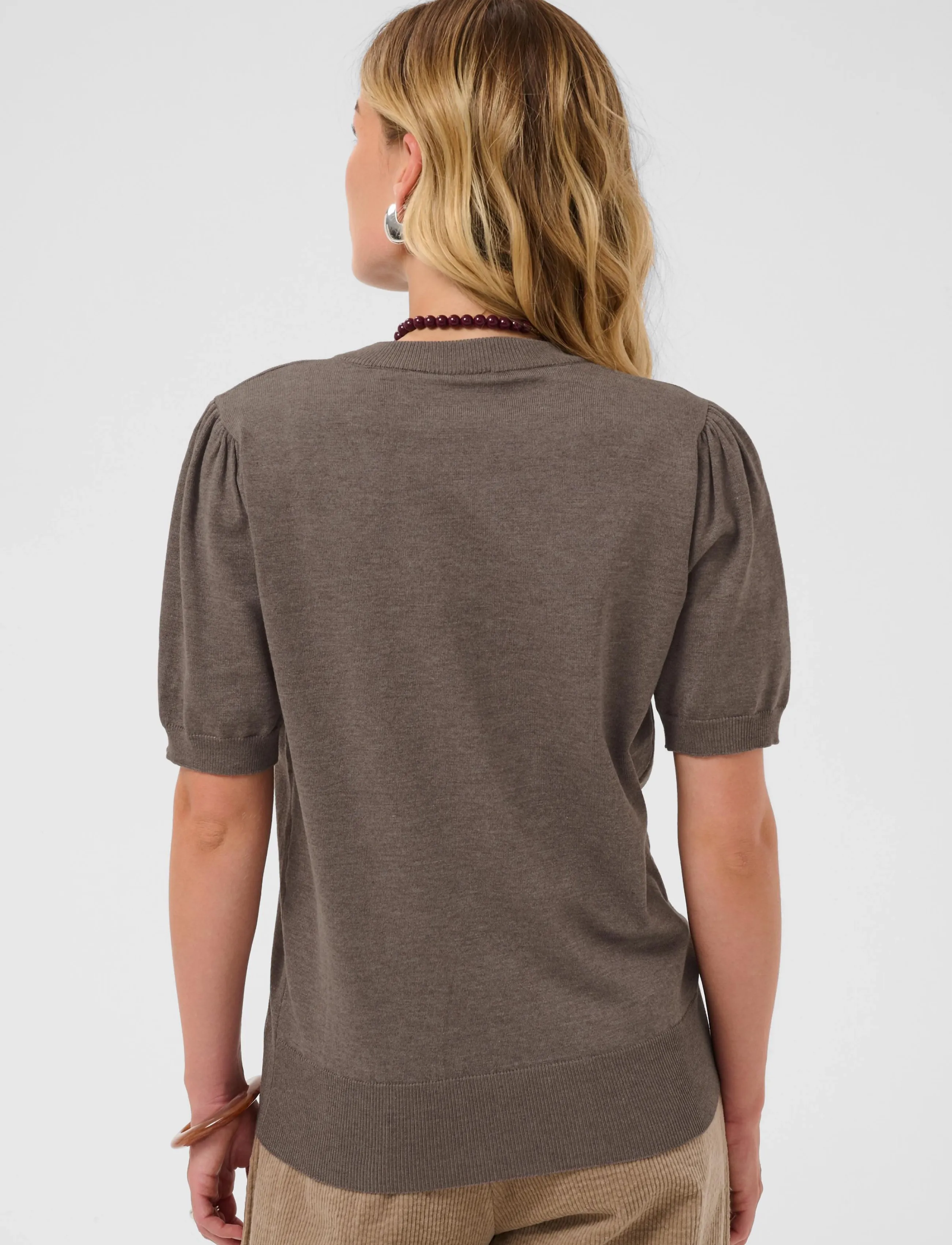 Saint Tropez - MilaSZ SS Pullover - die niedrigsten preise - mink melange - 3