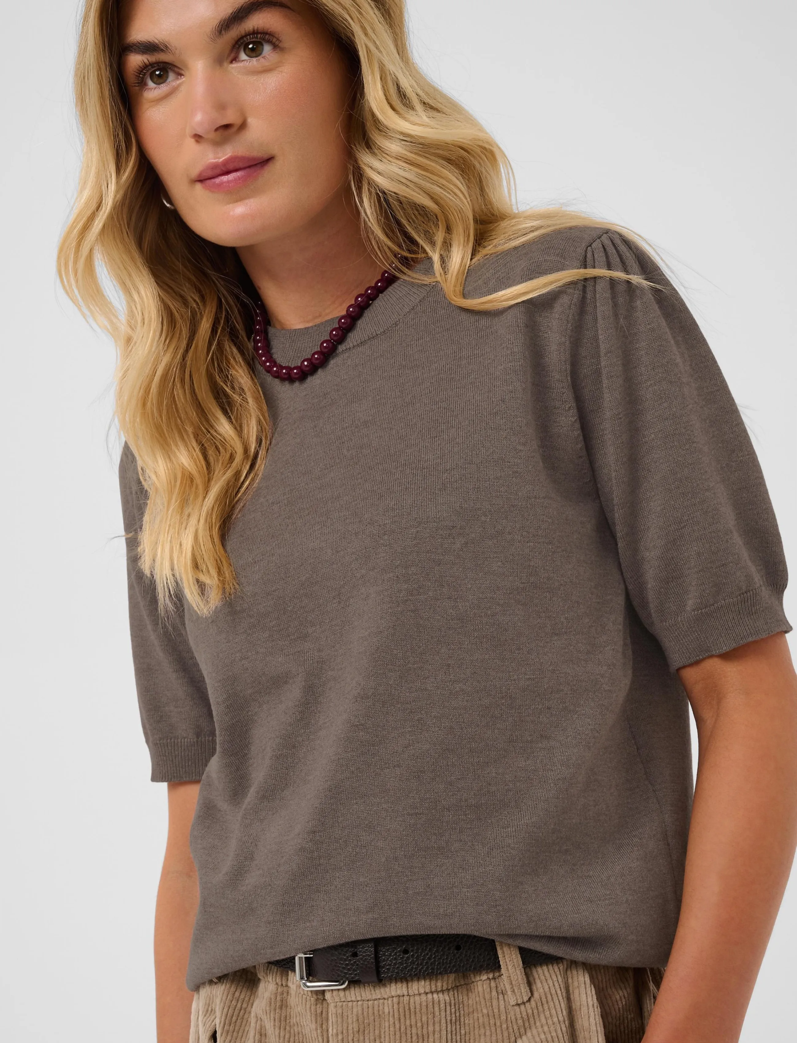 Saint Tropez - MilaSZ SS Pullover - die niedrigsten preise - mink melange - 5
