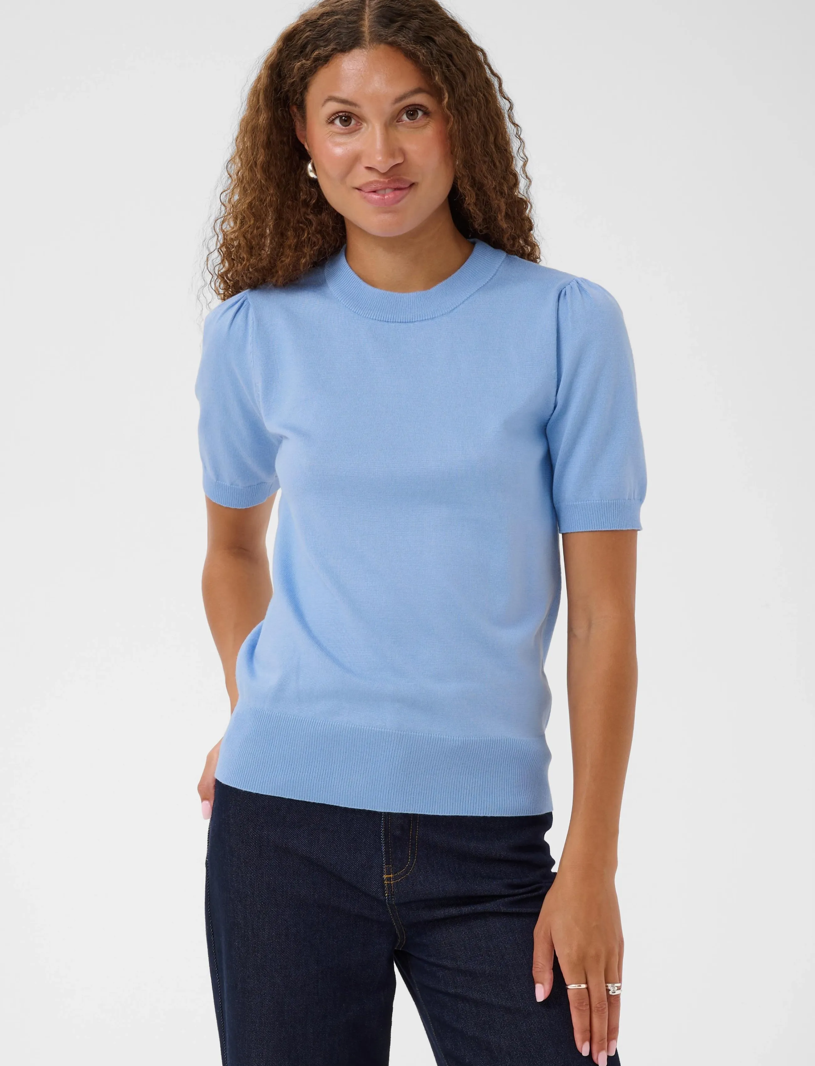 Saint Tropez - MilaSZ SS Pullover - efterårstøj - serenity - 5