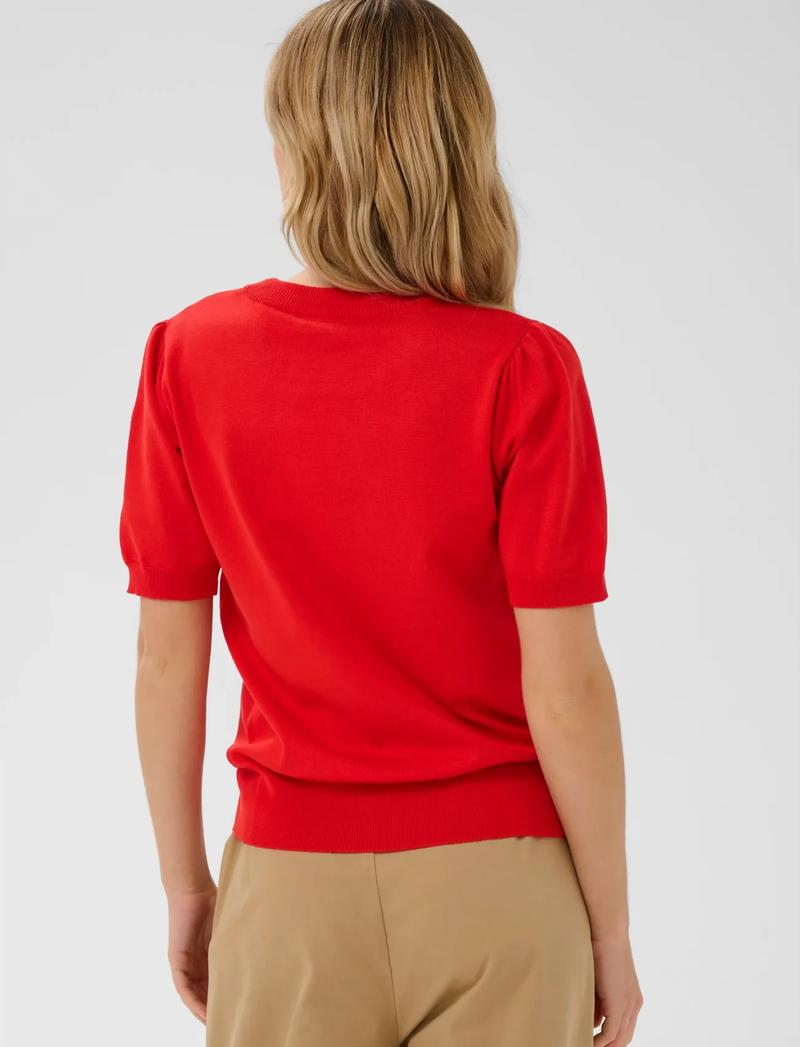 Saint Tropez - MilaSZ SS Pullover - die niedrigsten preise - valiant poppy - 4
