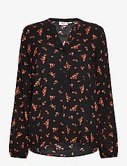Saint Tropez - EdaSZ Shirt - long-sleeved blouses - black sun pop - 0