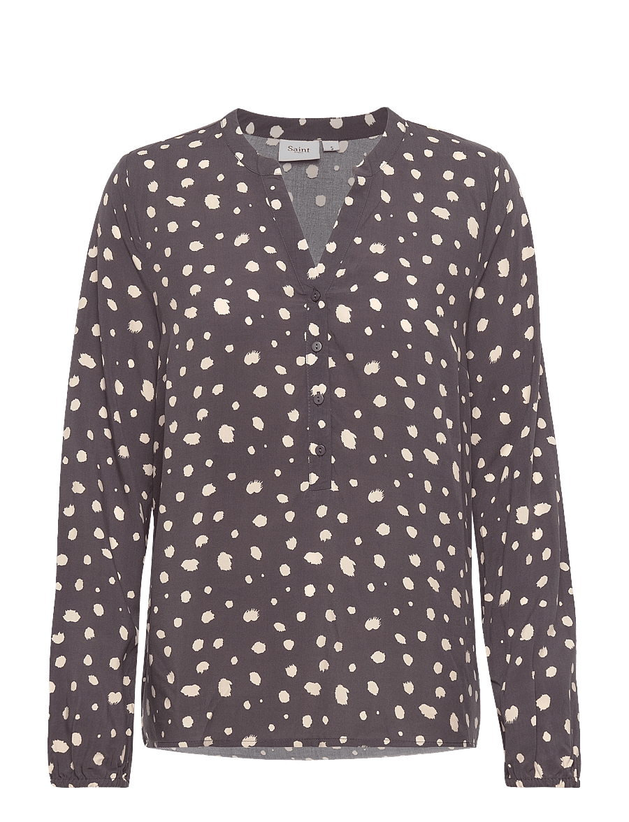 Saint Tropez - EdaSZ Shirt - pitkähihaiset puserot - nine iron dot - 1