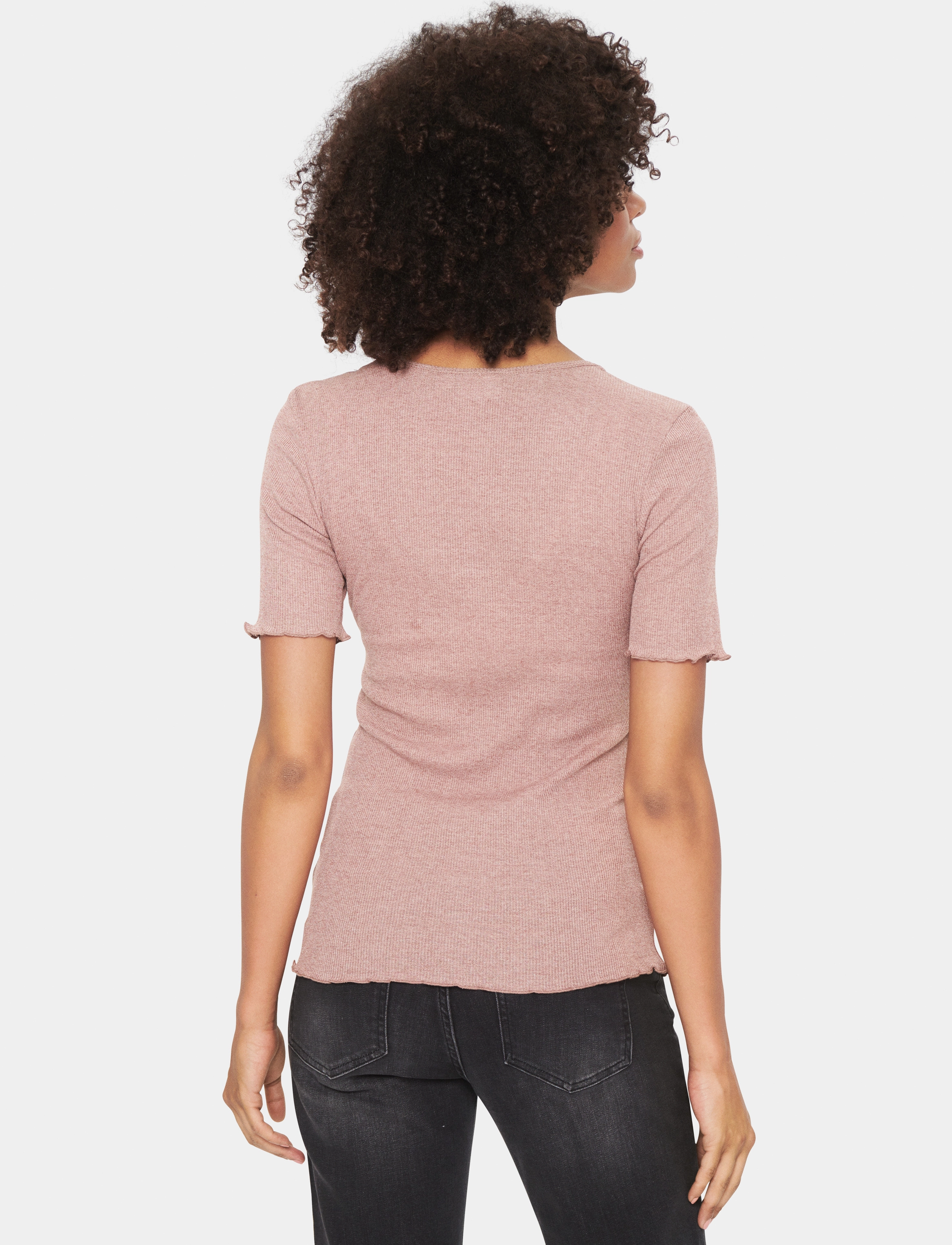 Saint Tropez - MayaSZ T-Shirt - mink melange - 4