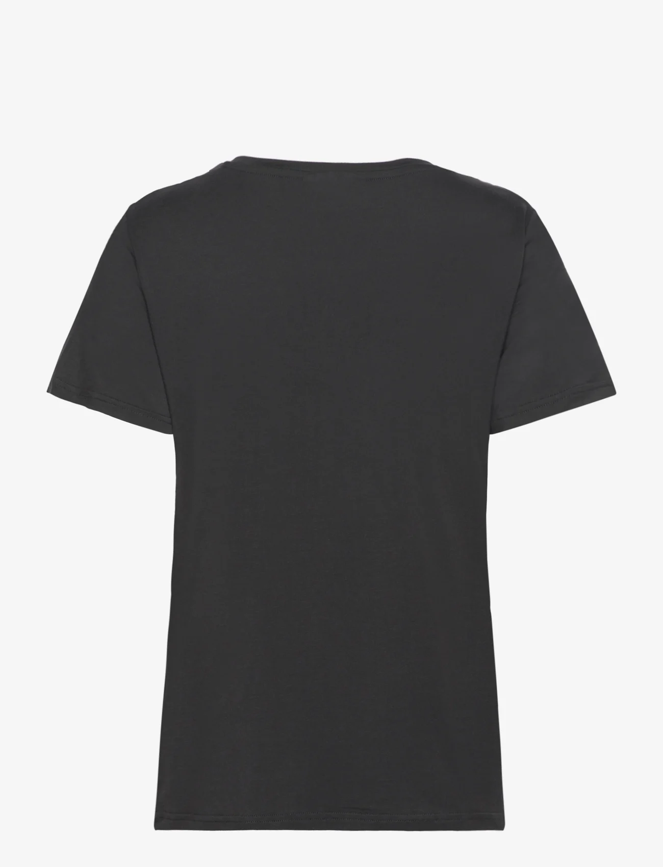 Saint Tropez - AdeliaSZ V-N T-Shirt - lägsta priserna - black - 1