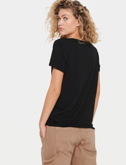 Saint Tropez - AdeliaSZ V-N T-Shirt - laveste priser - black - 3