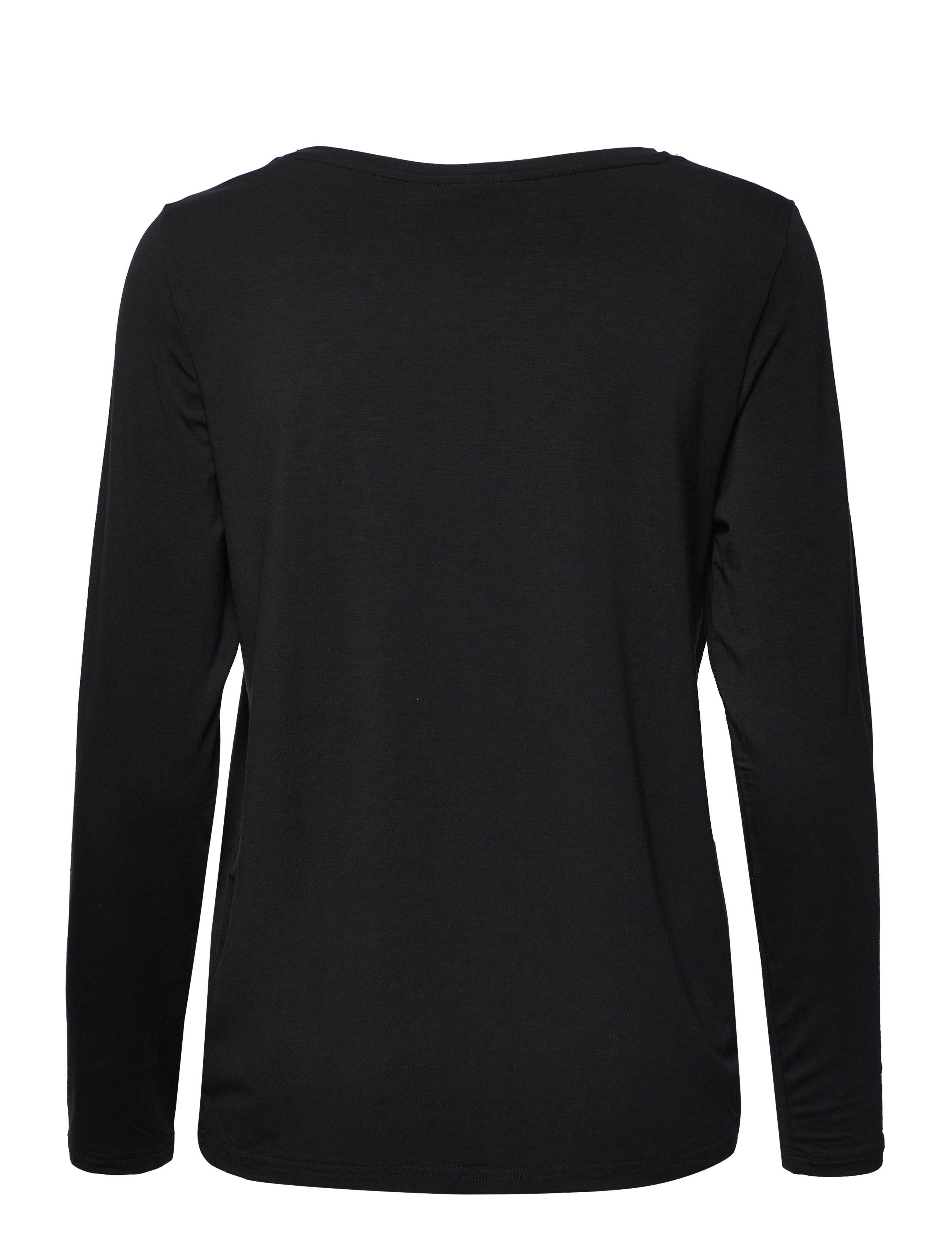 Saint Tropez - AdeliaSZ V-N LS Blouse - black - 2