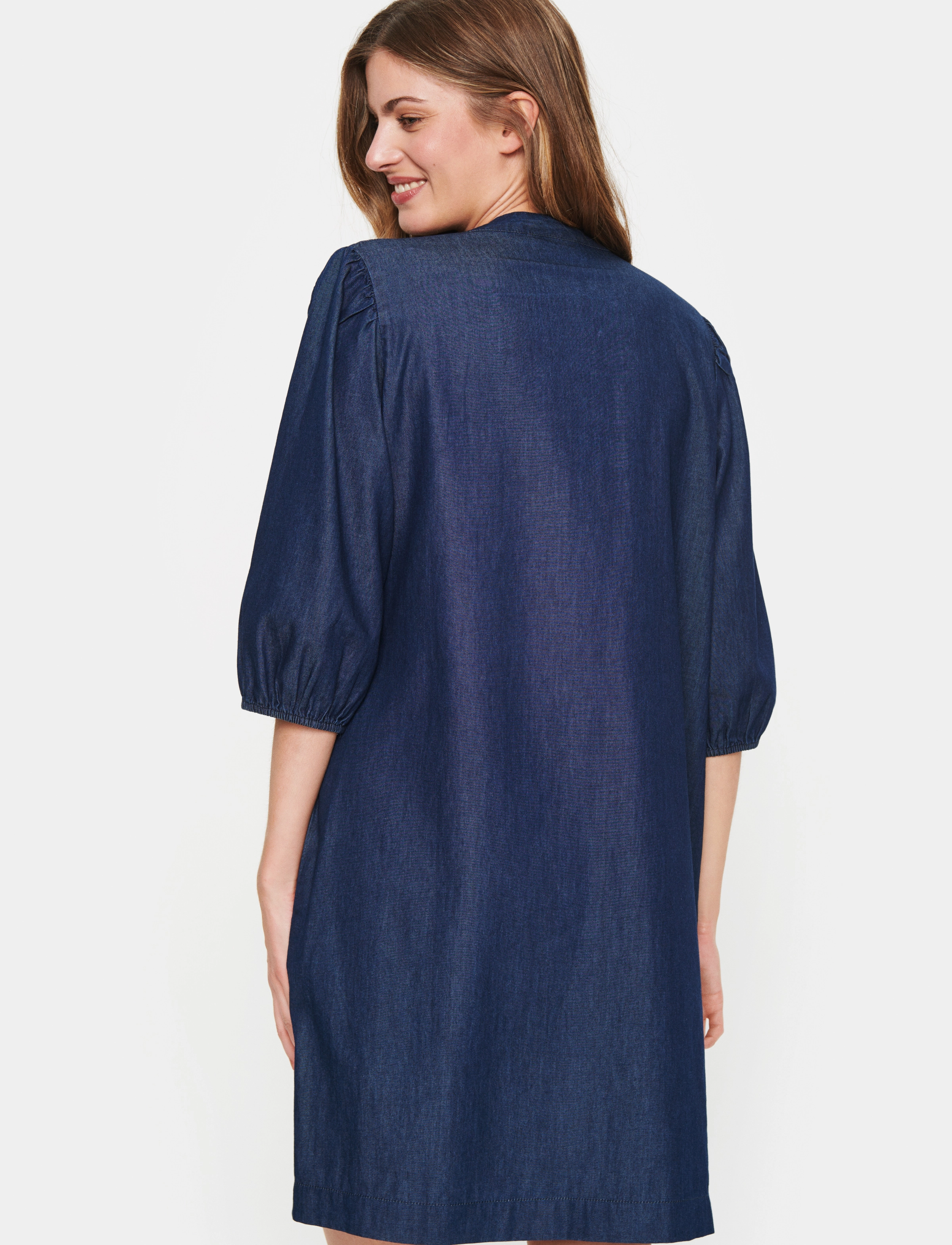 Saint Tropez - PaprikaSZ Dress - dark blue denim - 4