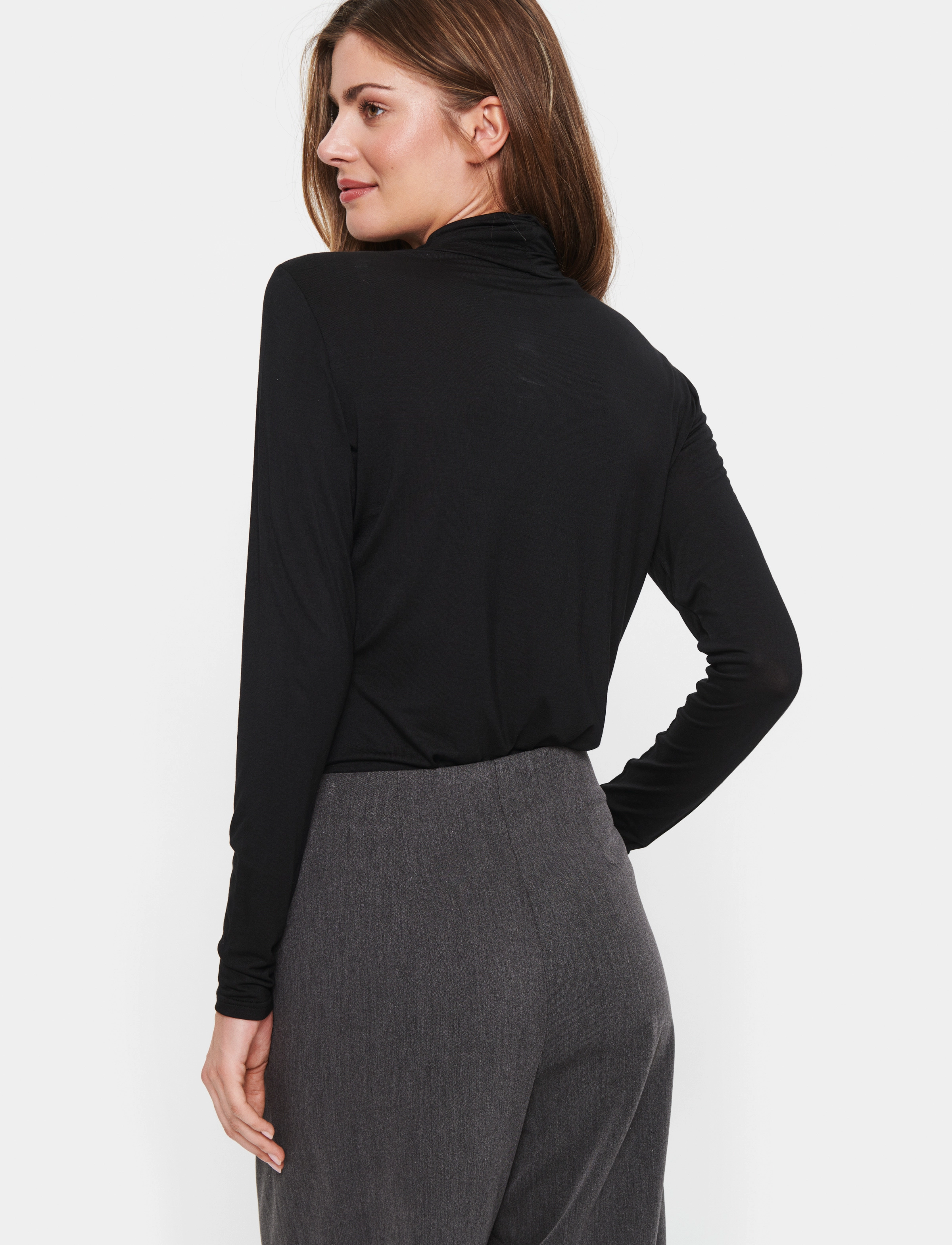 Saint Tropez - AdeliaSZ Rollneck - black - 4