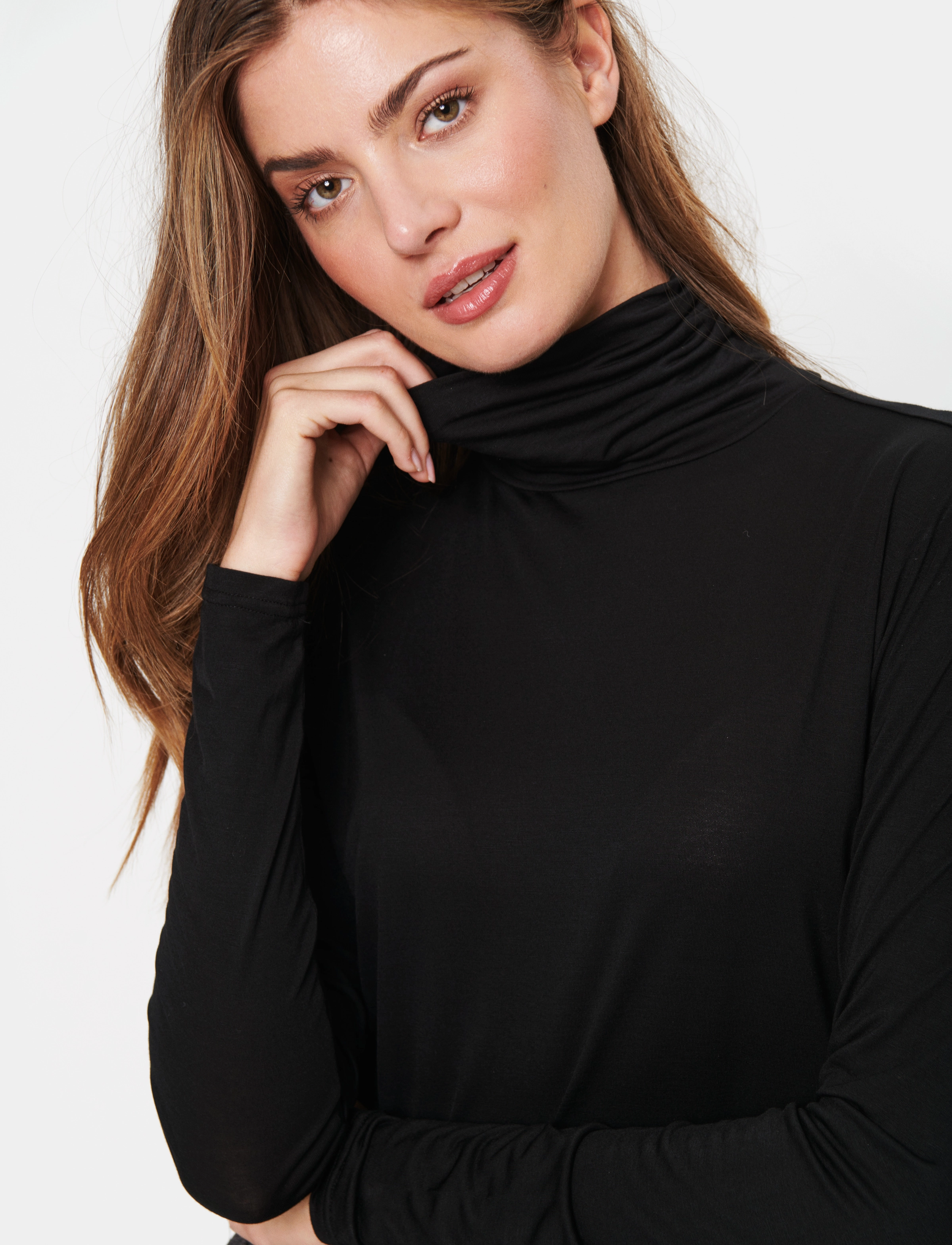 Saint Tropez - AdeliaSZ Rollneck - black - 5