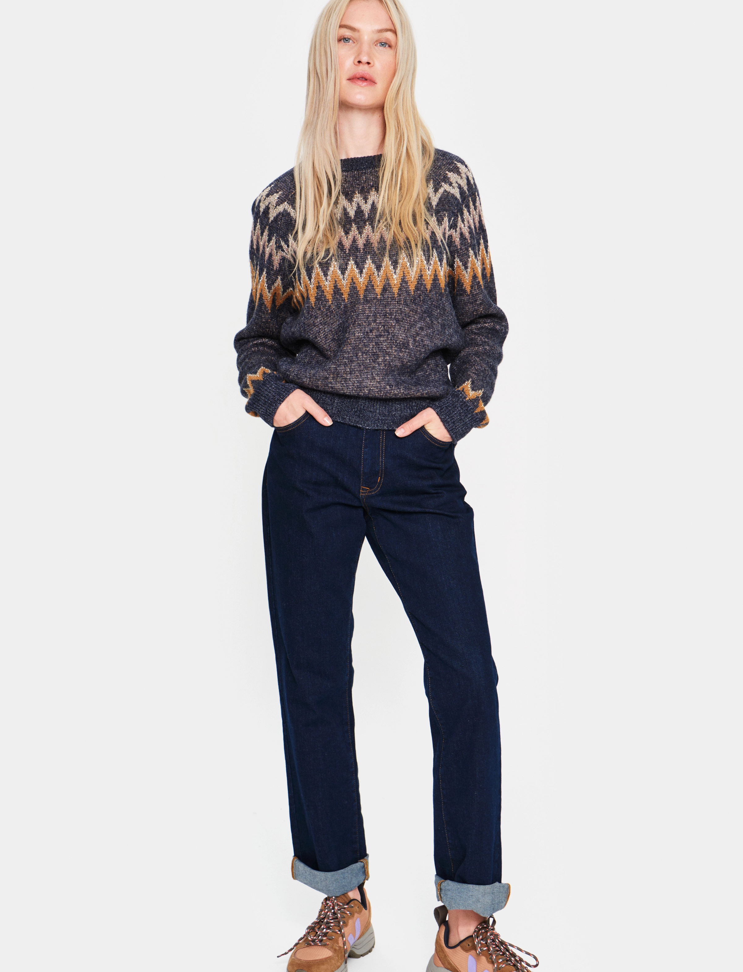 Saint Tropez - PalmaSZ Pullover - night sky melange - 3