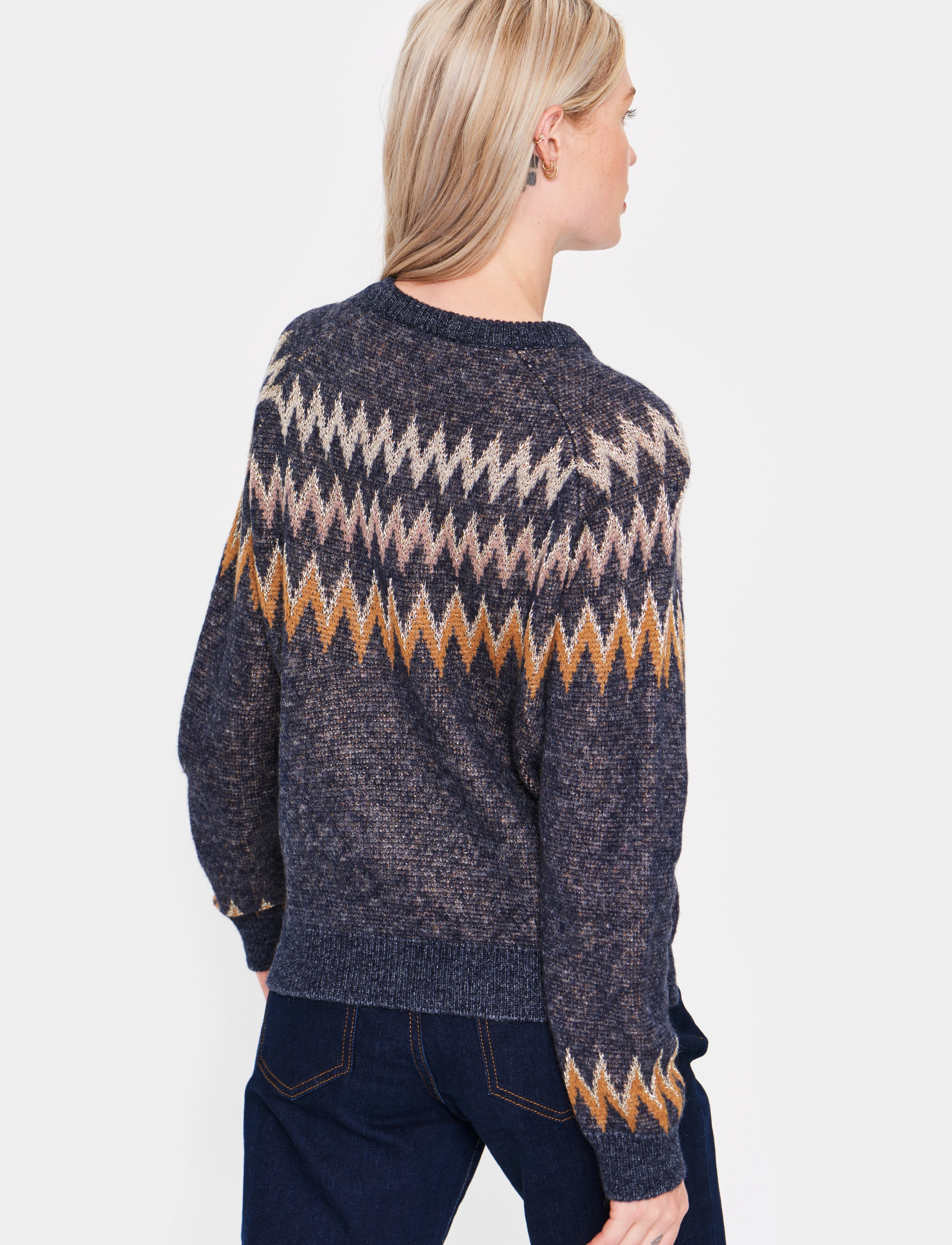 Saint Tropez - PalmaSZ Pullover - night sky melange - 4