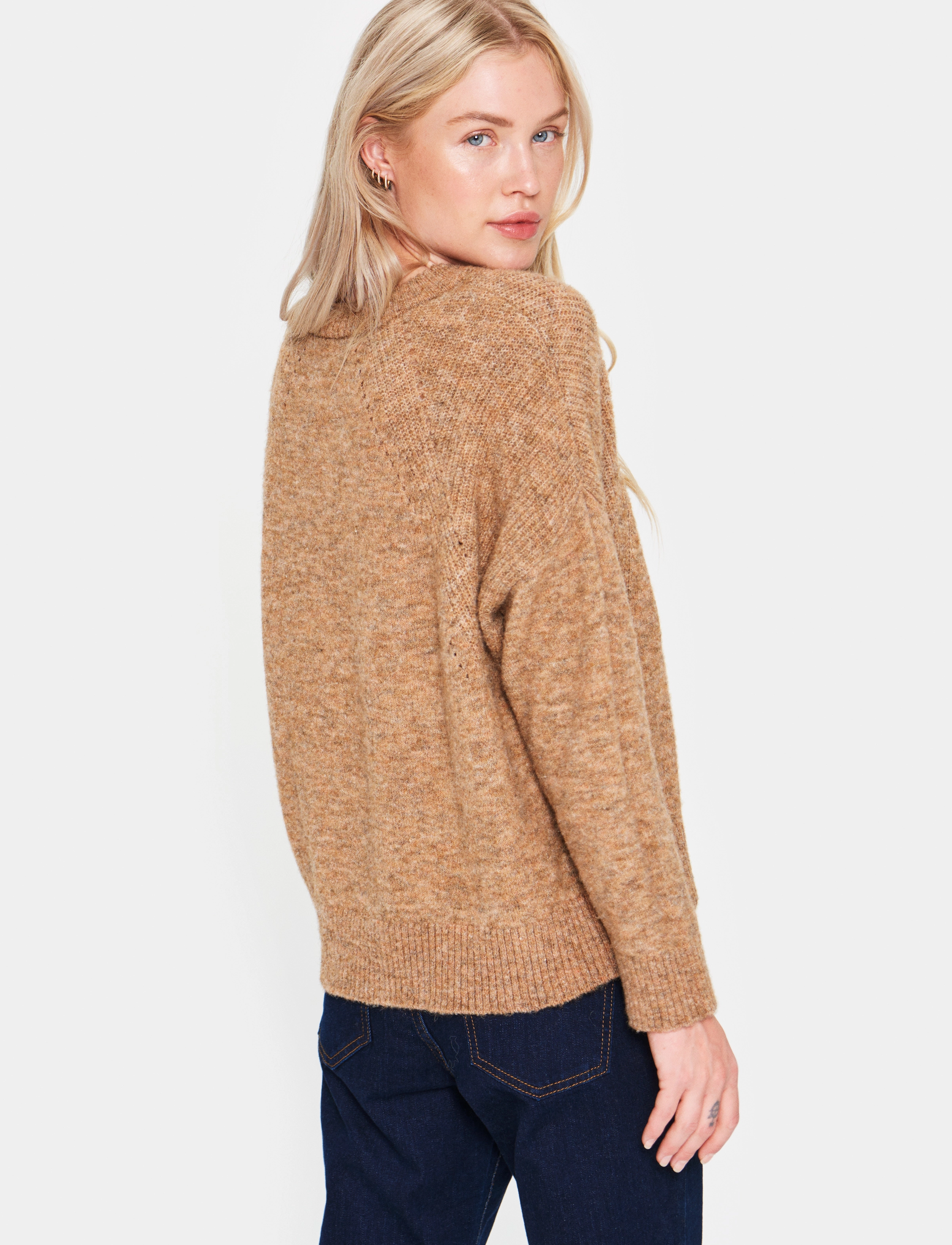 Saint Tropez - PavlaSZ Pullover - camel brown melange - 4