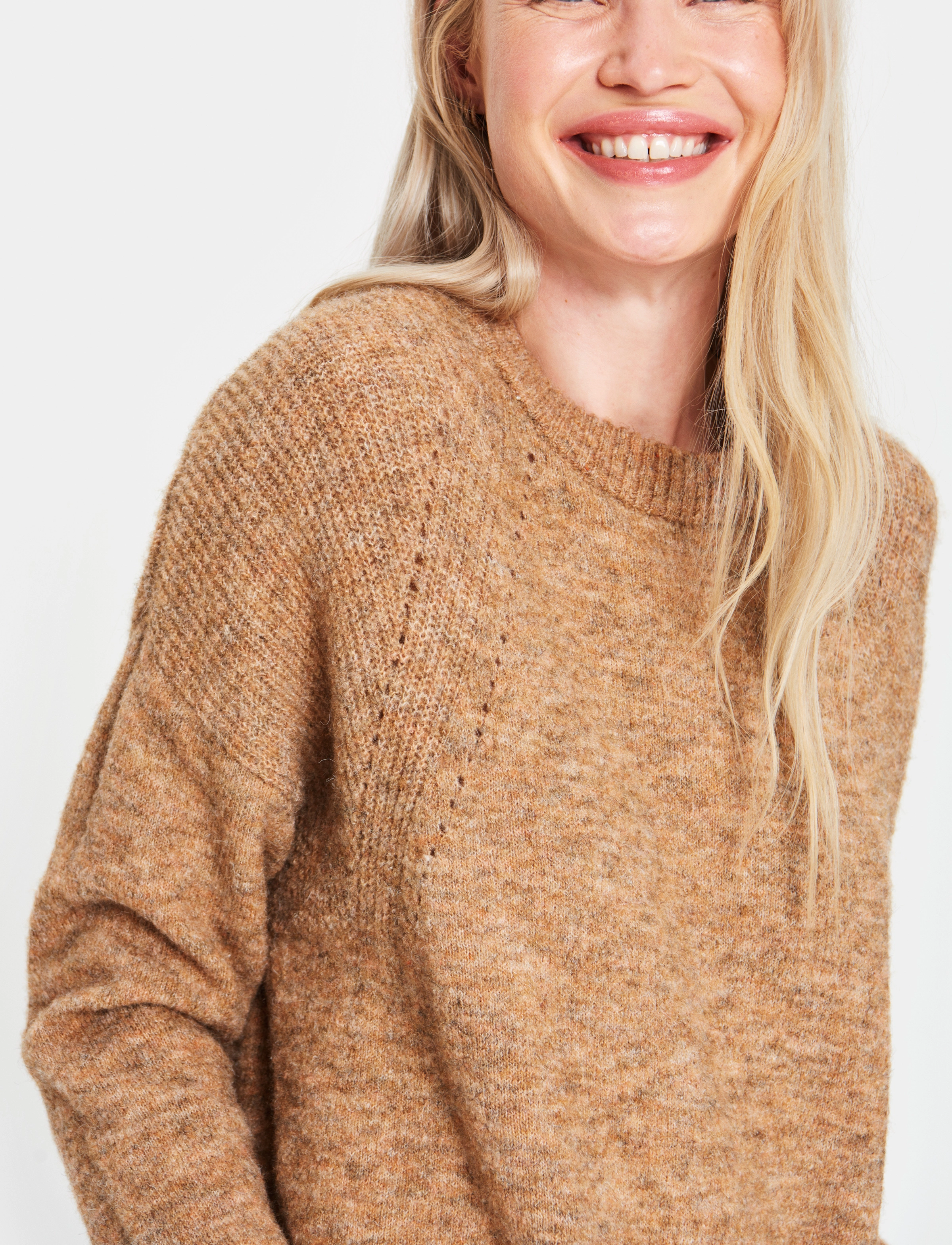 Saint Tropez - PavlaSZ Pullover - camel brown melange - 5