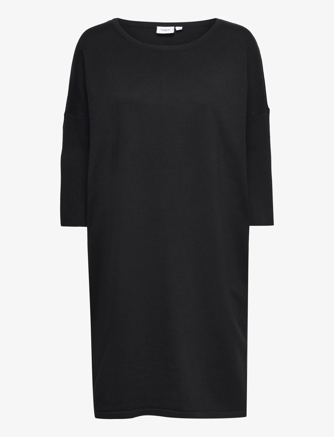 Saint Tropez - MilaSZ R-N Dress - knitted dresses - black - 0