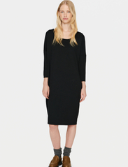 Saint Tropez - MilaSZ R-N Dress - stickade klänningar - black - 3