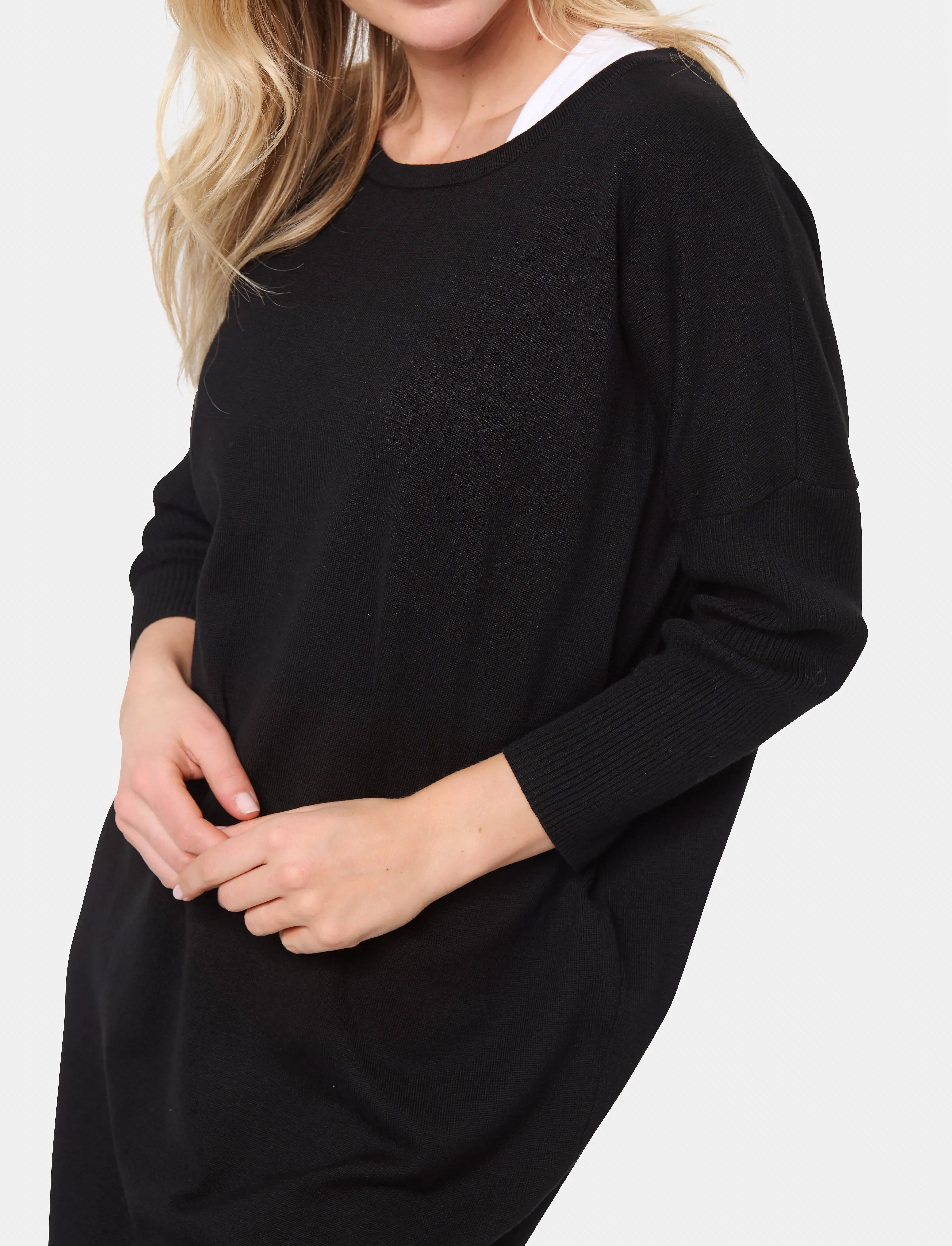 Saint Tropez - MilaSZ R-N Dress - knitted dresses - black - 5