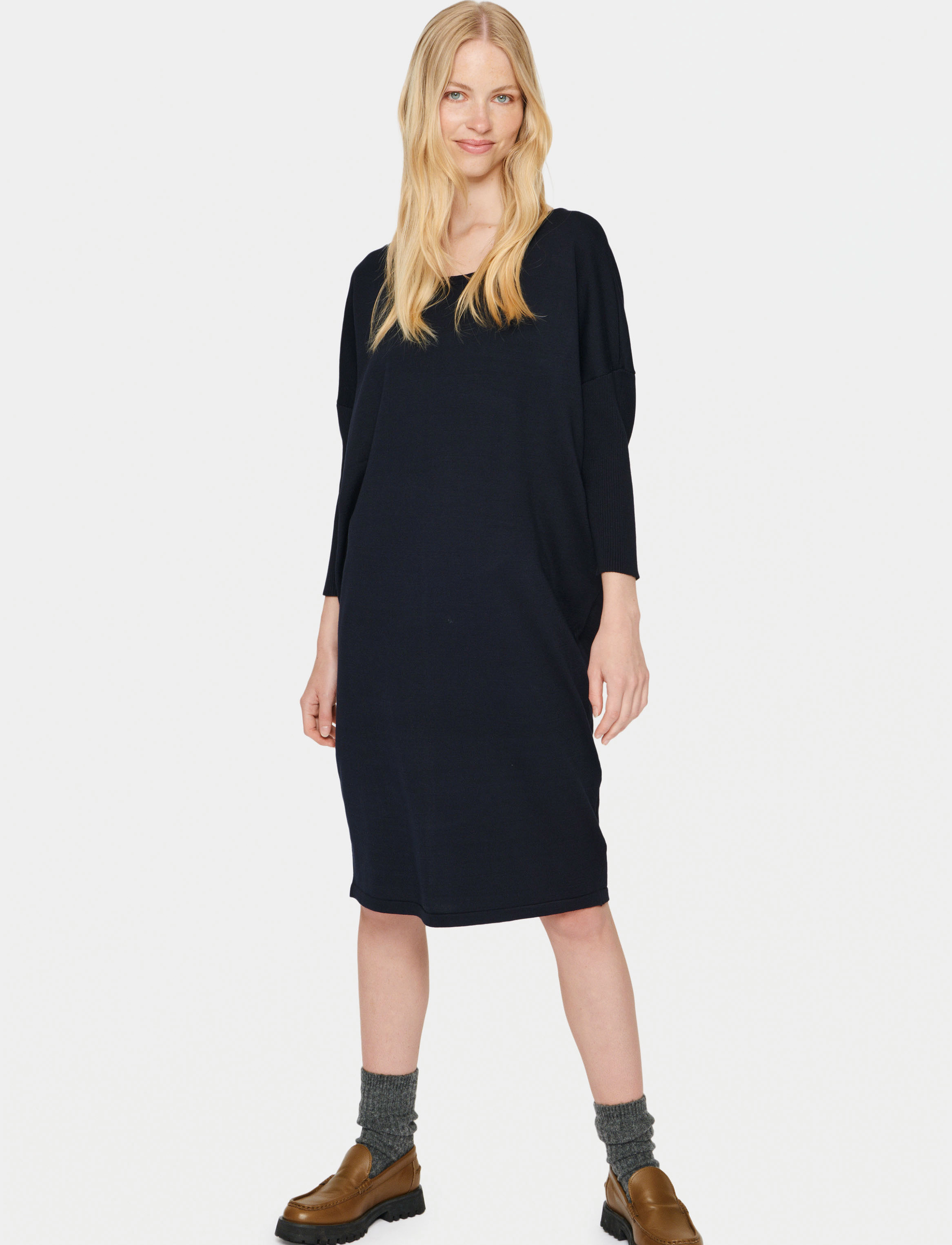 Saint Tropez - MilaSZ R-N Dress - strikkjoler - night sky - 3