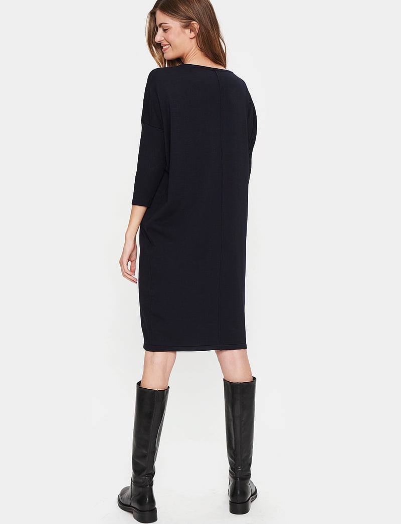 Saint Tropez - MilaSZ R-N Dress - strikkjoler - night sky - 4