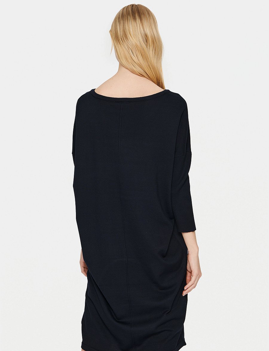 Saint Tropez - MilaSZ R-N Dress - knitted dresses - night sky - 5