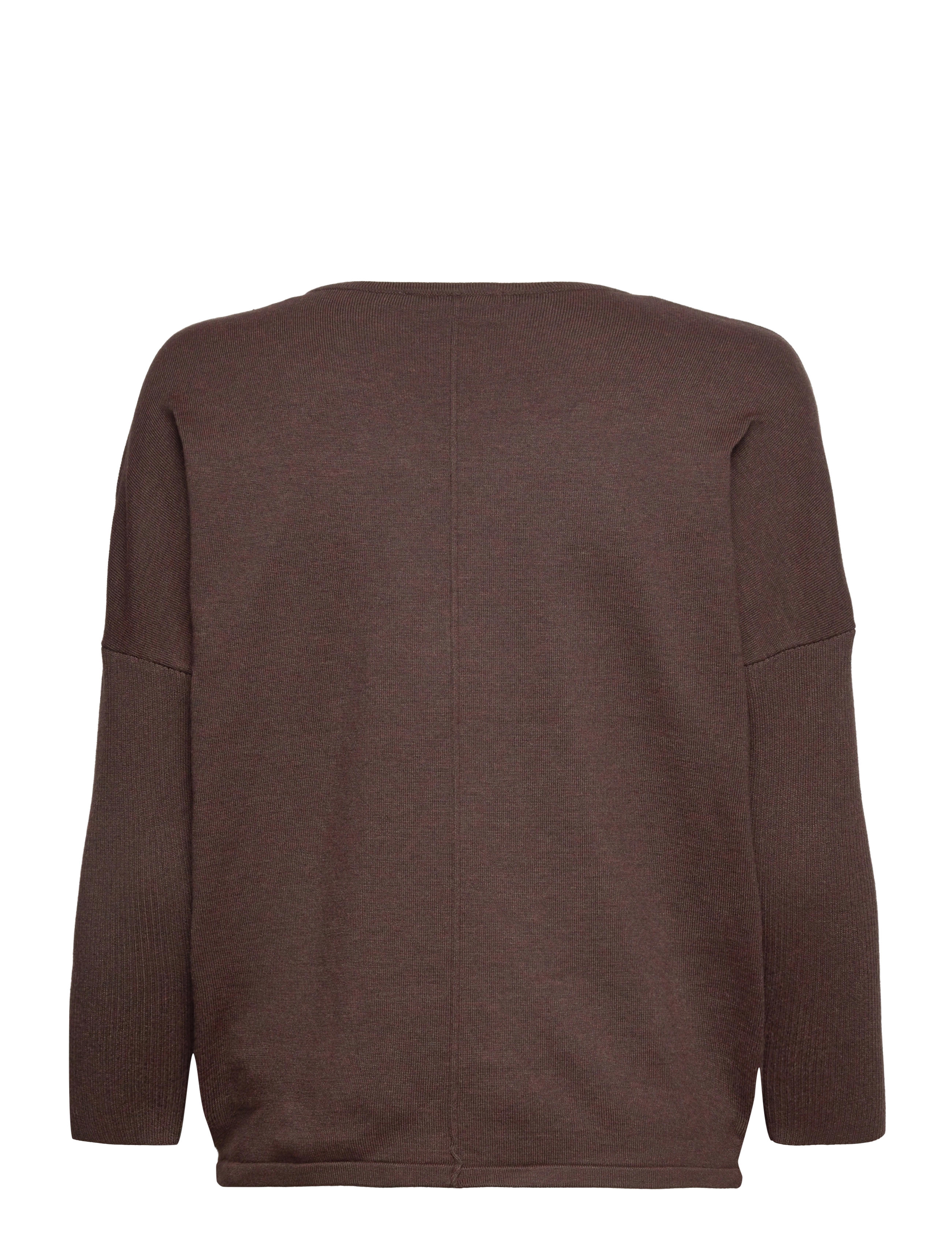 Saint Tropez - MilaSZ V-N Pullover - mink melange - 1
