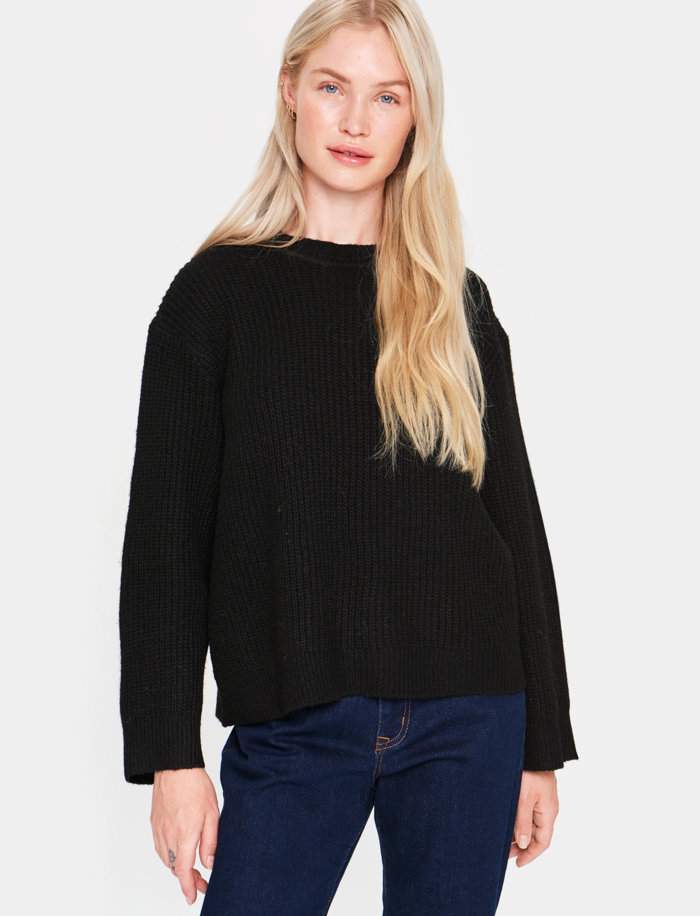 Saint Tropez - PeonySZ Pullover - black - 2