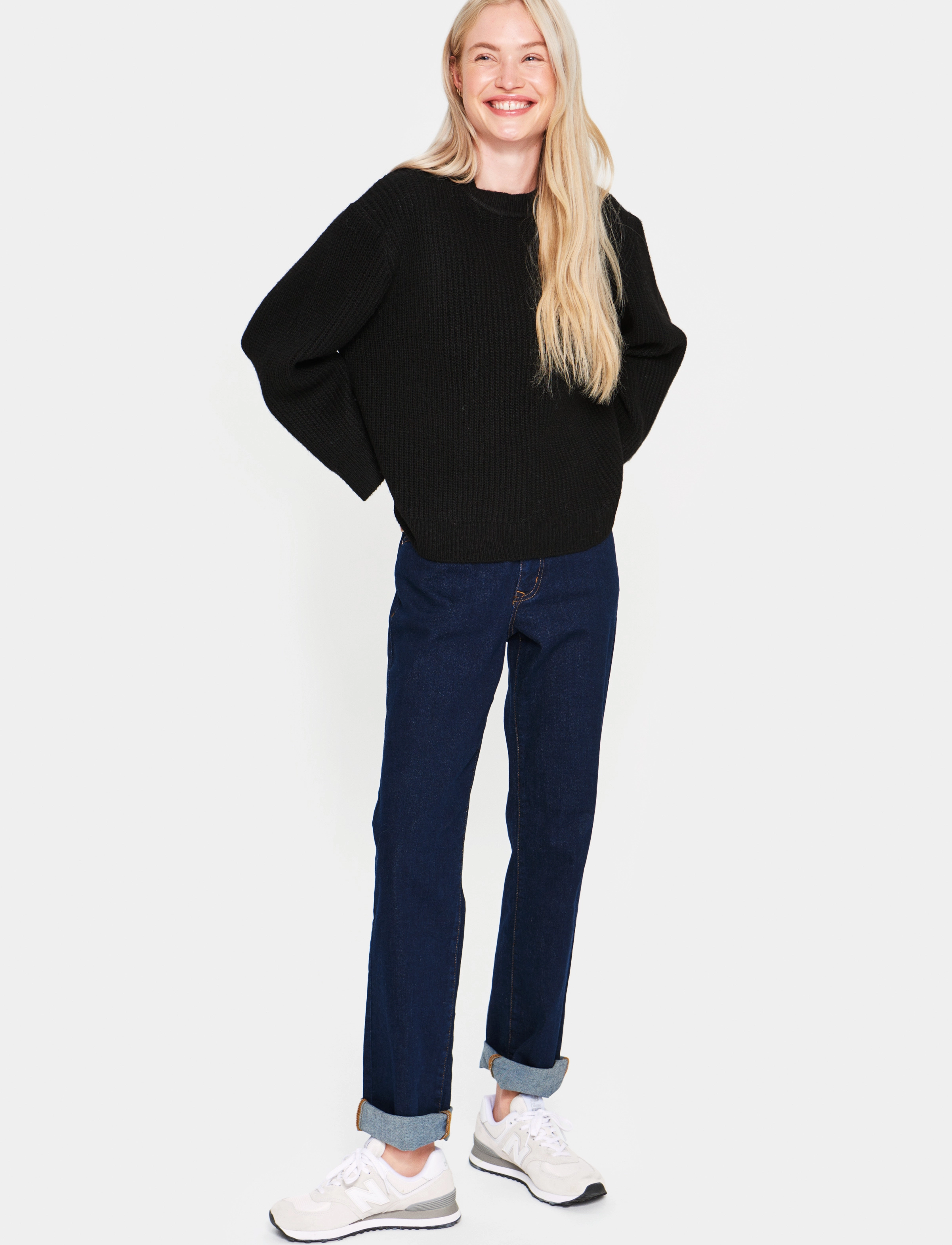 Saint Tropez - PeonySZ Pullover - black - 3
