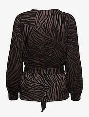 Saint Tropez - ReinaSZ Blouse - blouses met lange mouwen - chocolate brown - 2