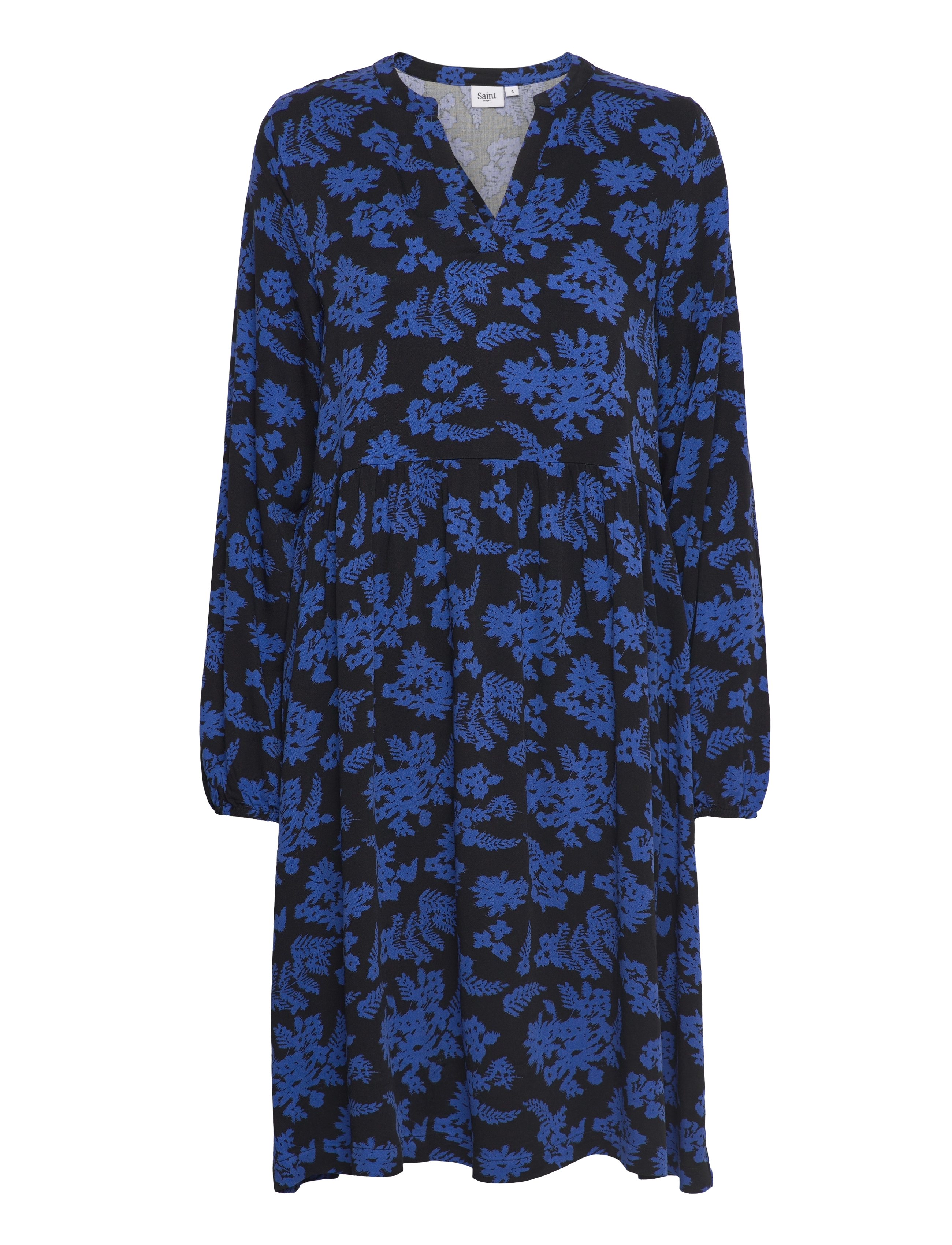 Saint Tropez - IlgaSZ Nanna Dress - black wind flowers - 1