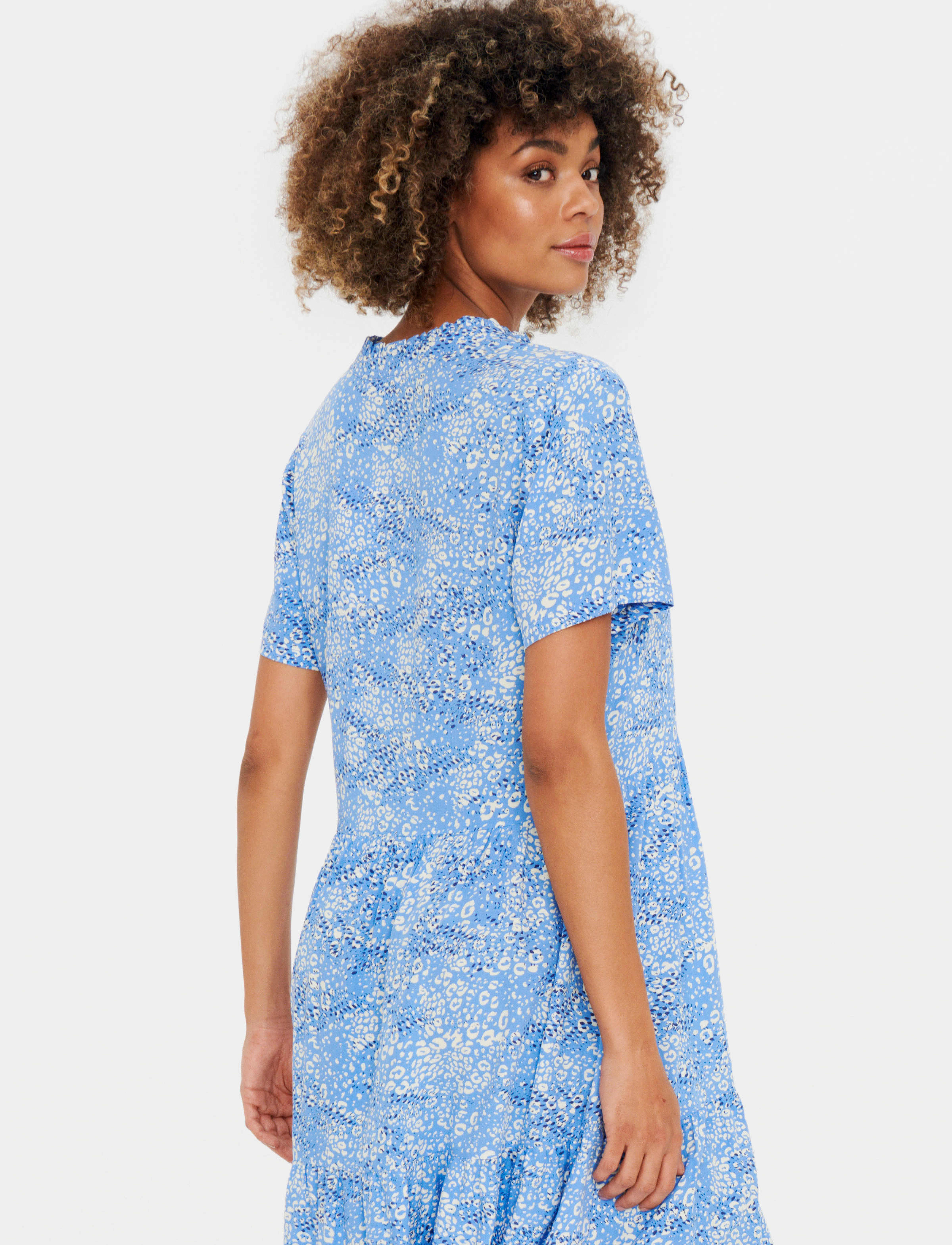 Saint Tropez - EdaSZ SS Dress - ultramarine leo - 4
