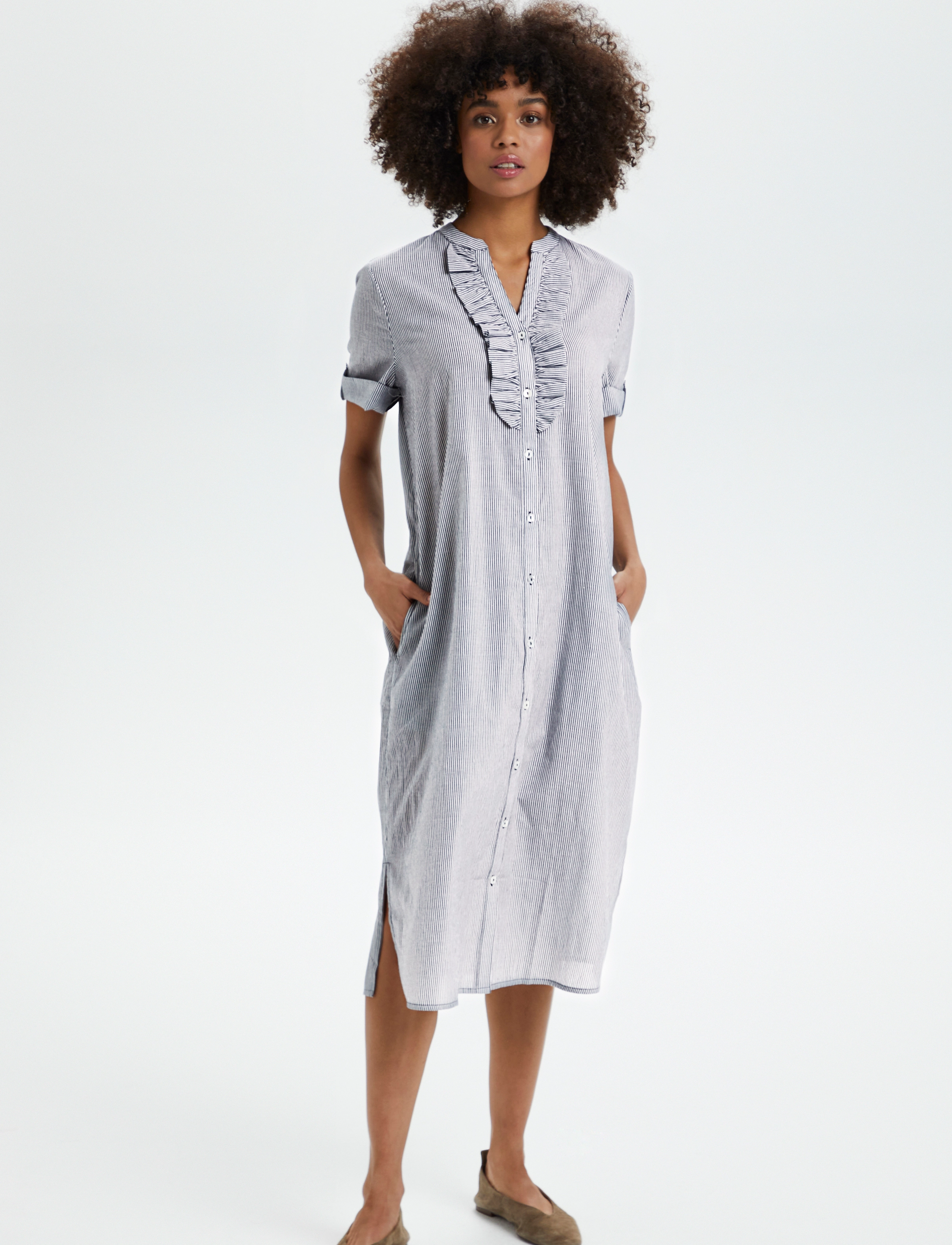 Saint Tropez - MabelSZ Ruffle Dress - night sky - 2