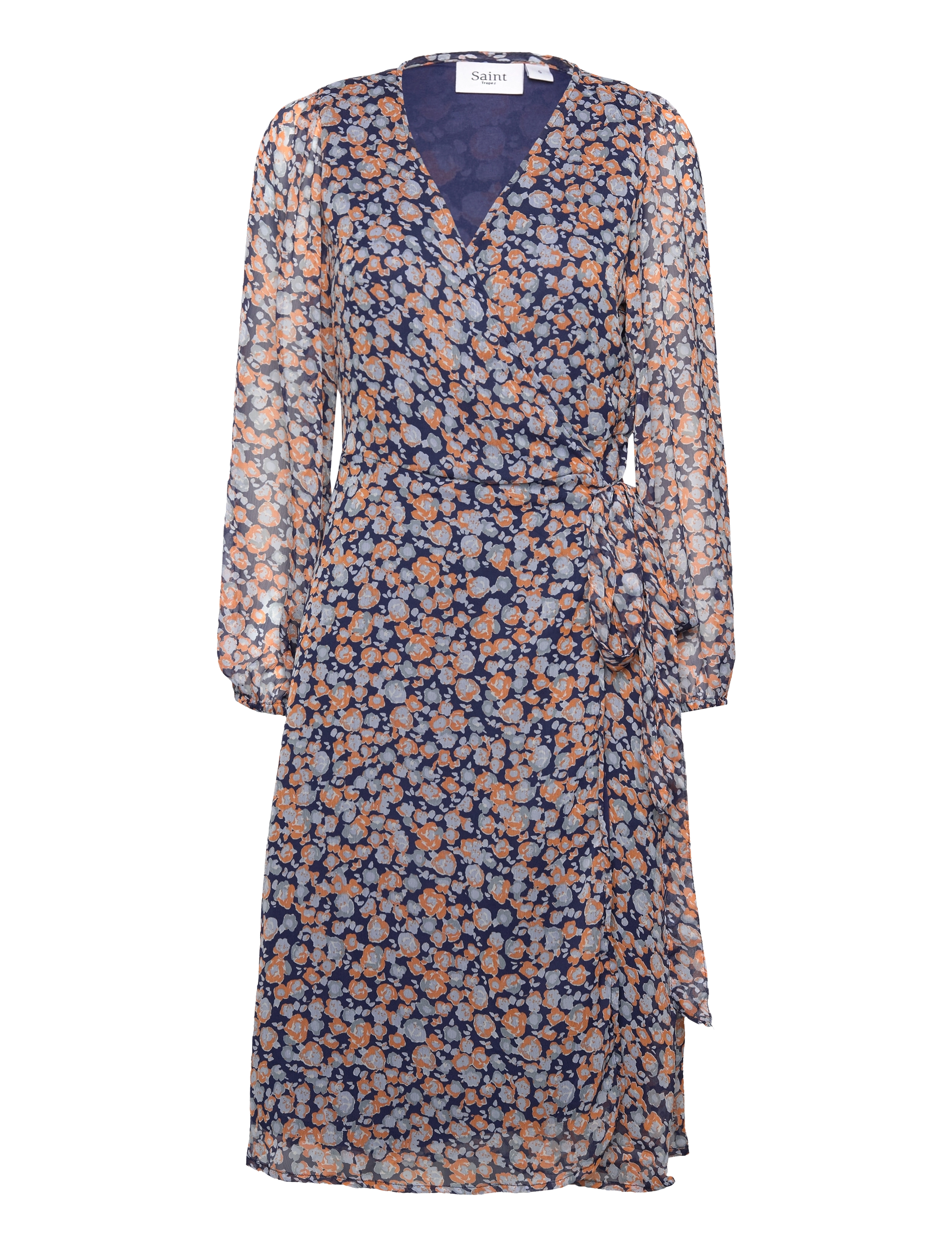 Saint Tropez SalvaSZ Dress - Klänningar - MEDIEVAL BLUE WATER FLORALS / multi