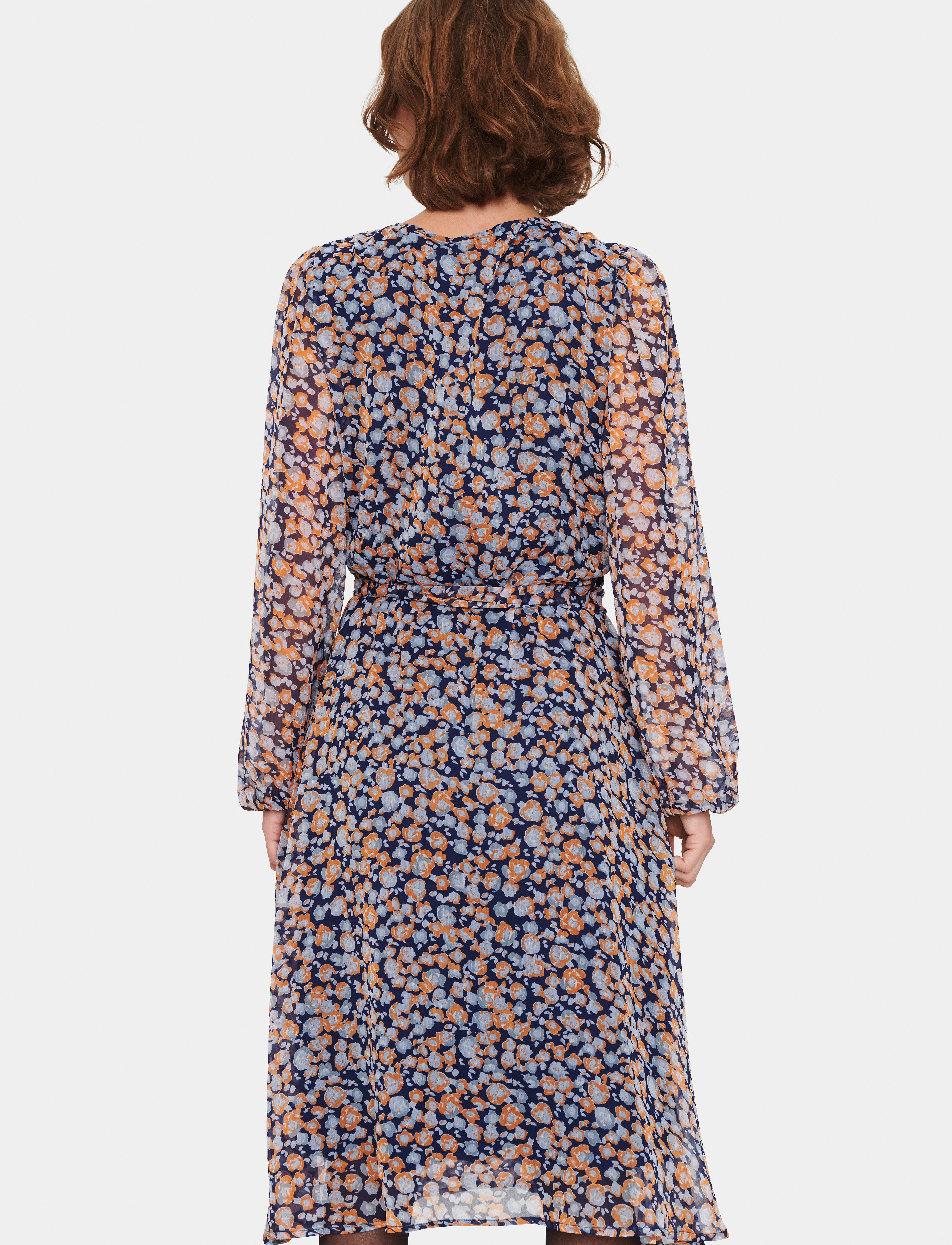 Saint Tropez - SalvaSZ Dress - midi kjoler - medieval blue water florals - 4