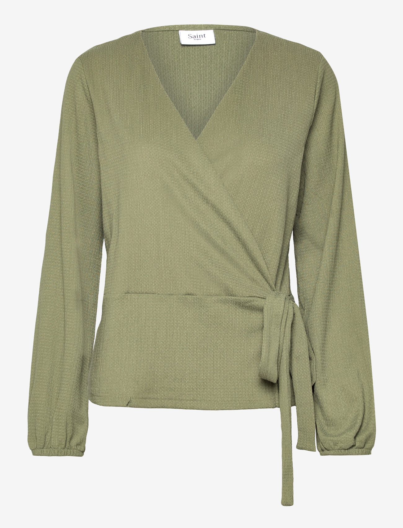 Saint Tropez - ShilaSZ Wrap Blouse - olivine - 0