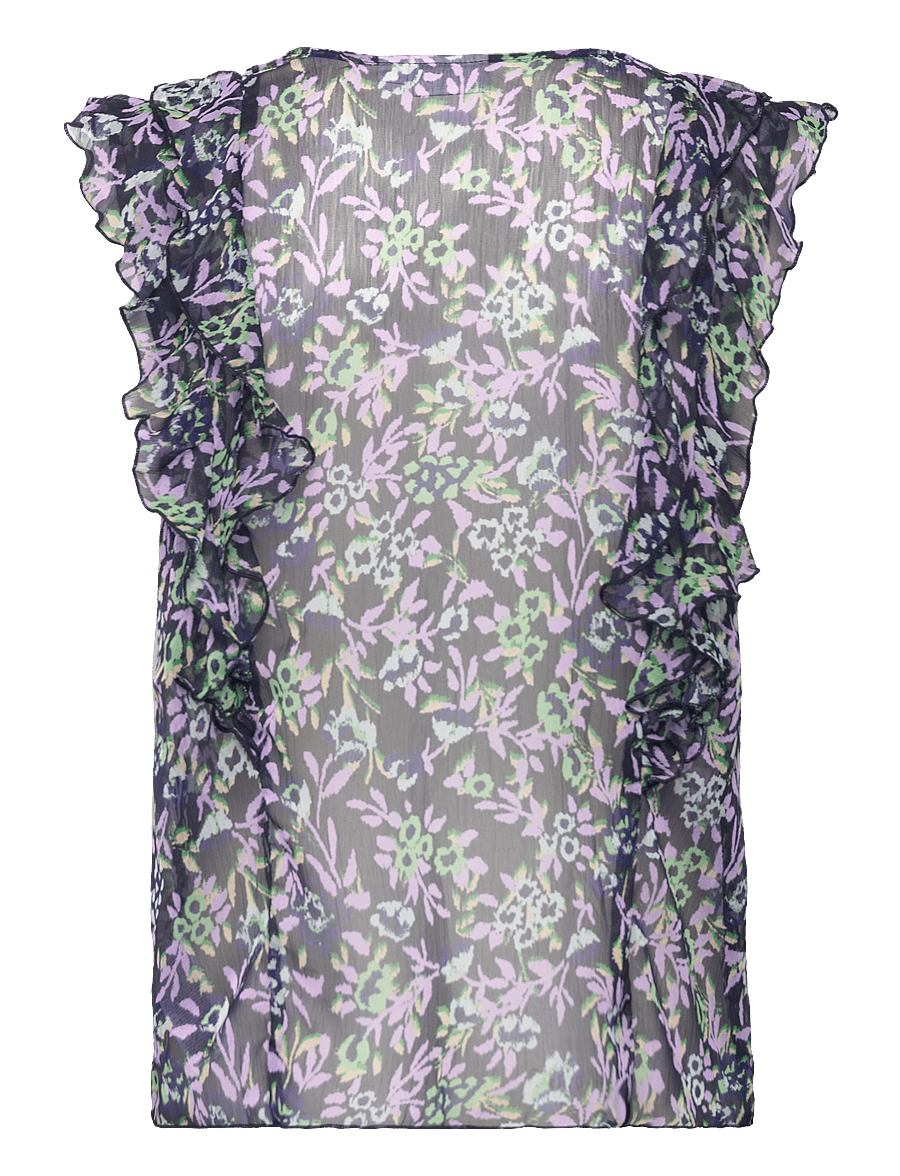 Saint Tropez - TikaSZ Blouse - blouses à manches courtes - night s.backyard floral - 2