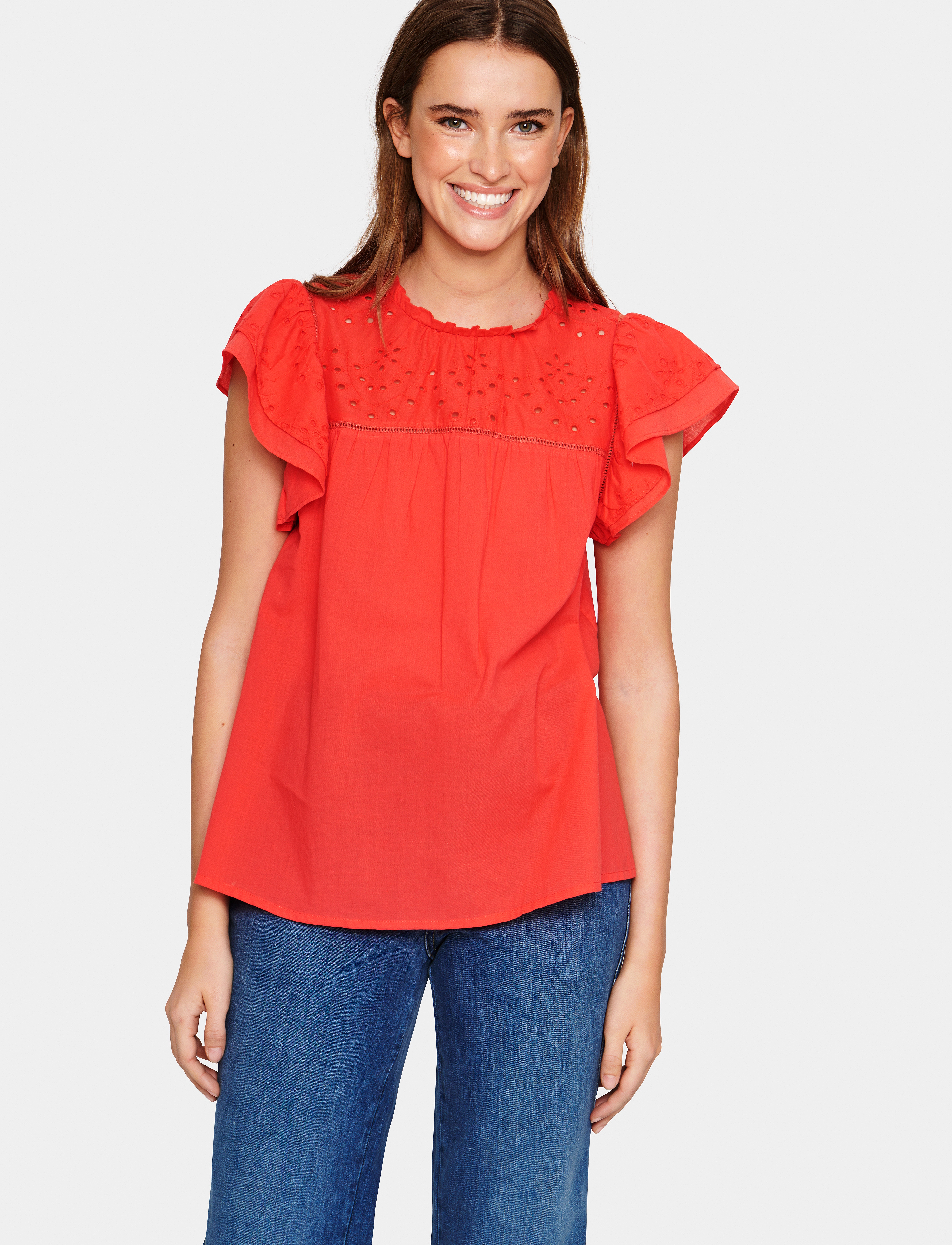 Saint Tropez - TillySZ SS Blouse - hibiscus - 2