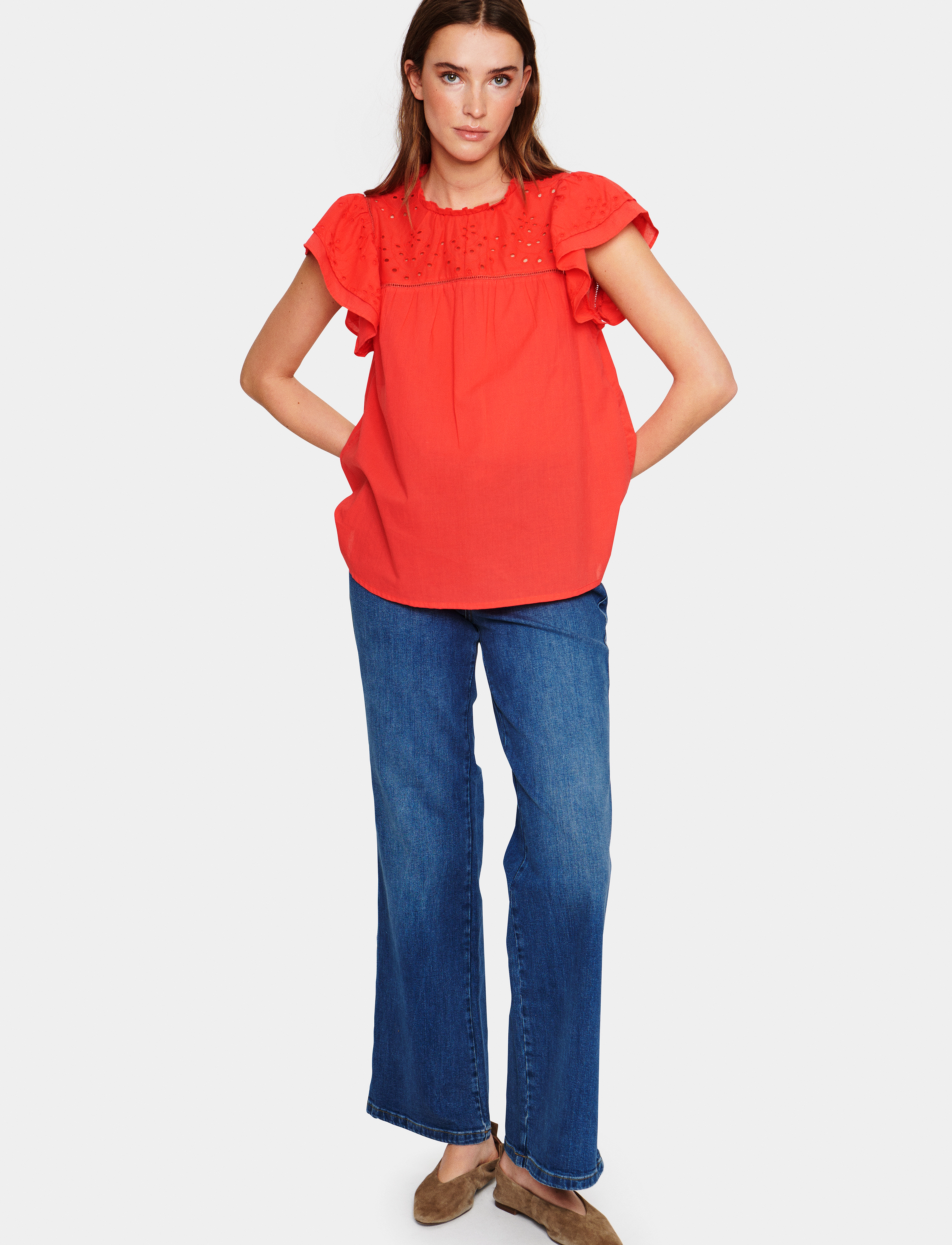 Saint Tropez - TillySZ SS Blouse - hibiscus - 3