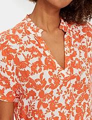 Saint Tropez - EdaSZ SS Maxi Dress - skjortklänningar - tigerlily porcelain blooms - 5