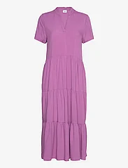 Saint Tropez - EdaSZ SS Maxi Dress - shirt dresses - mulberry - 0